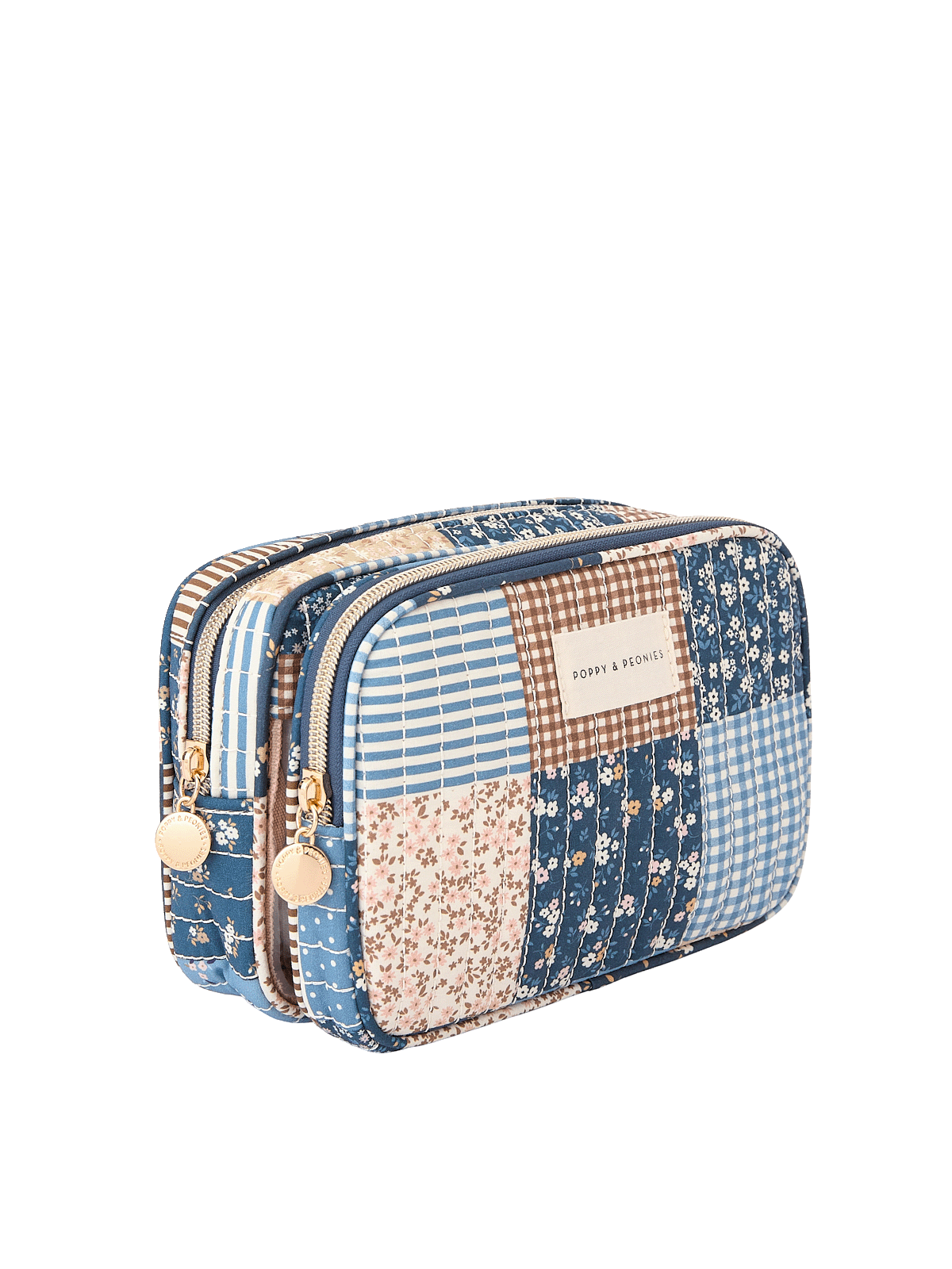 The Split Organizer Navy Patchwork