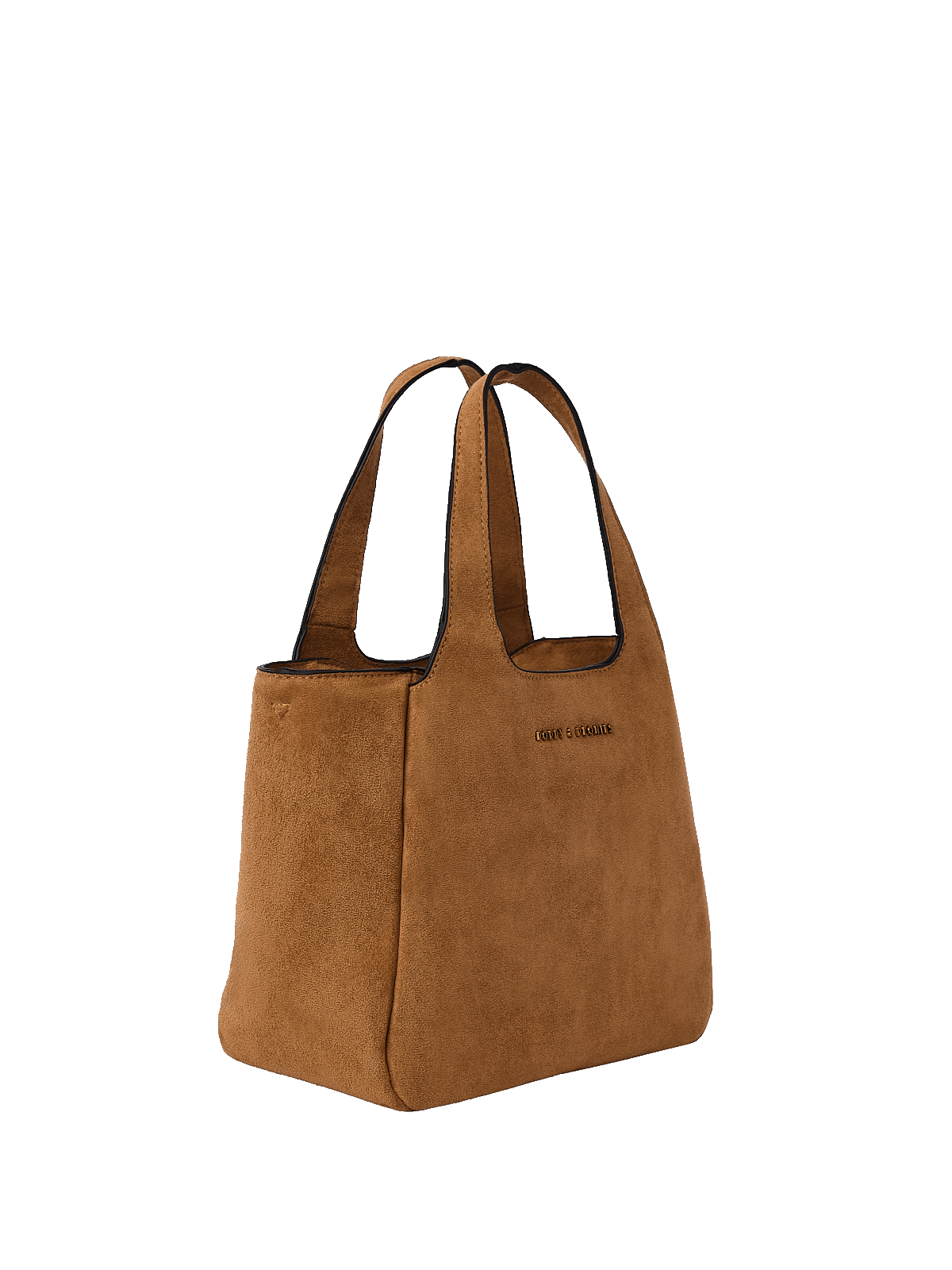 The Pick Me Up Tote Cognac Suede