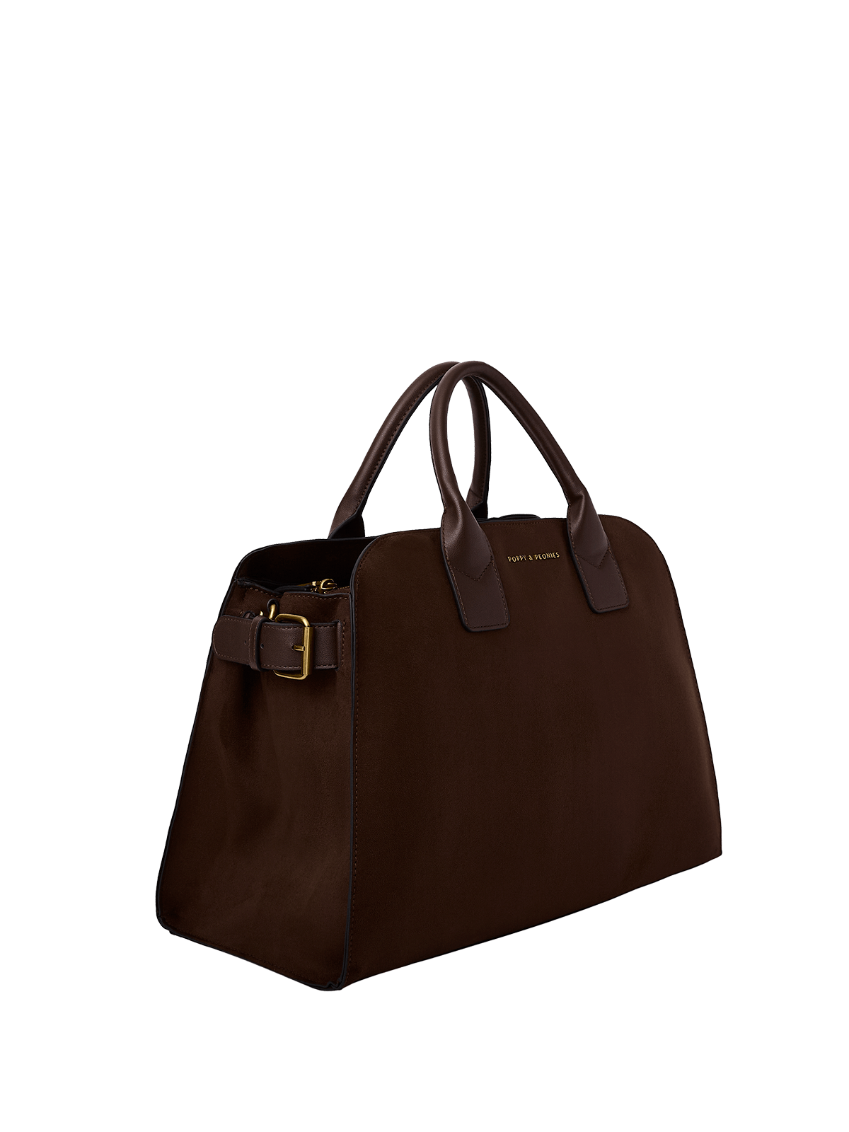 Uptown Tote Espresso Suede