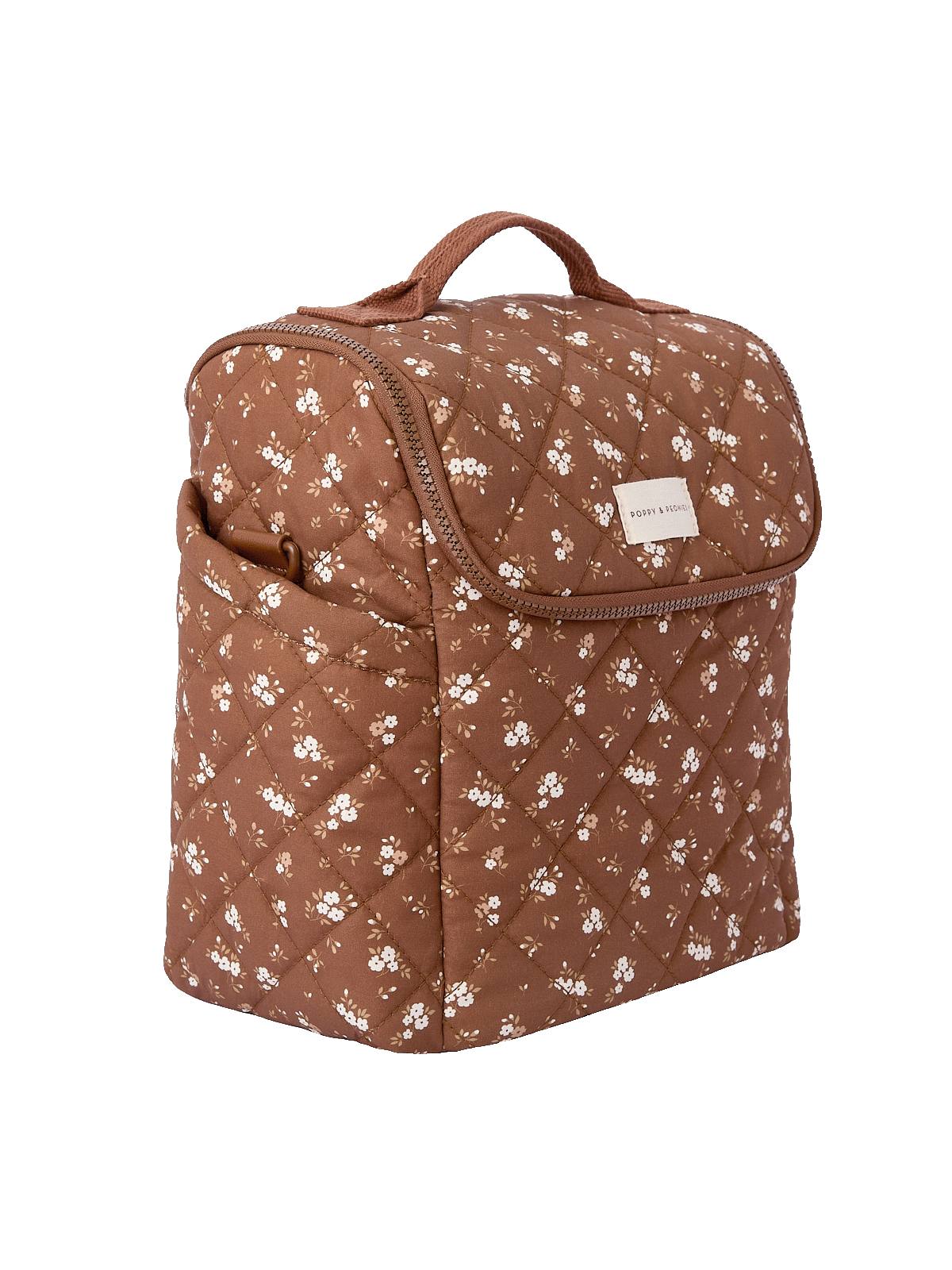 The Lunch Date Brown Floral