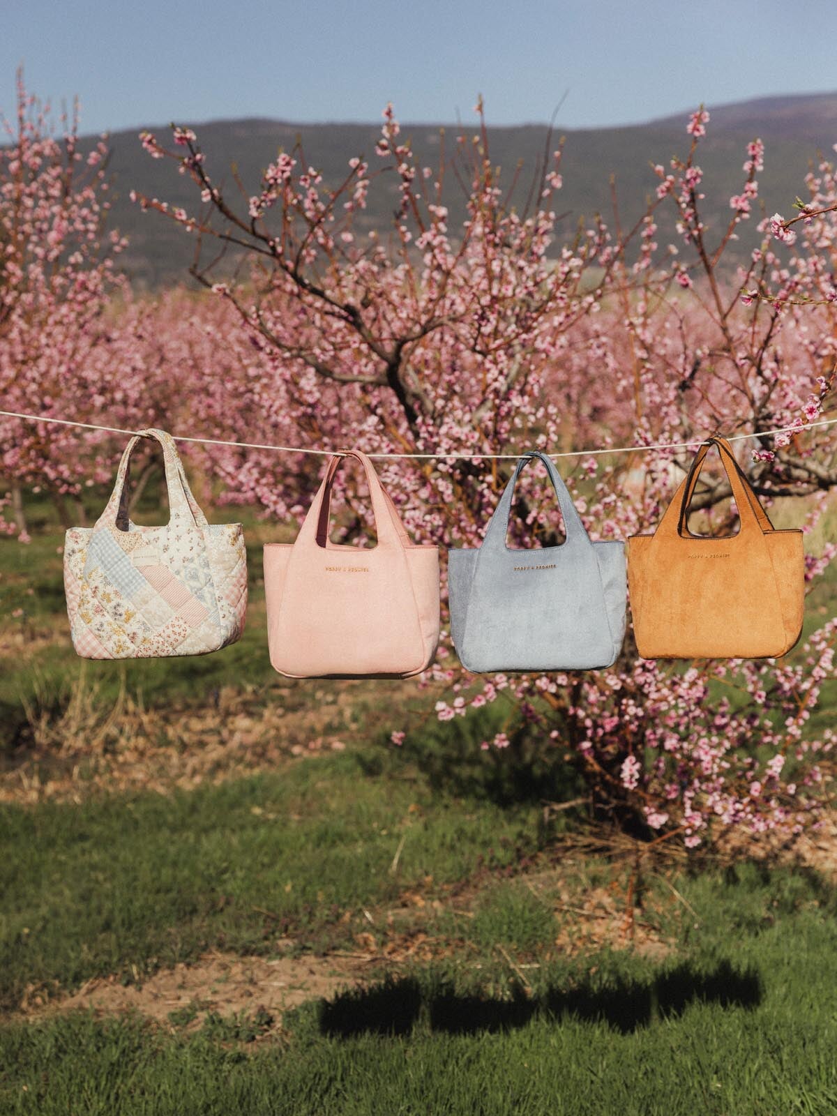 The Pick Me Up Tote Cognac Suede
