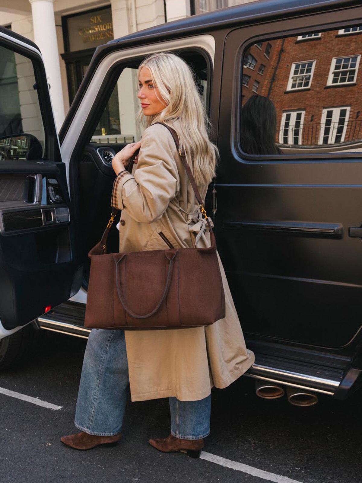 Take Off Travel Bag Espresso Suede