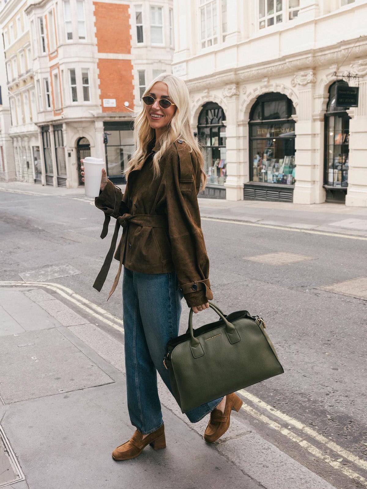 Uptown Tote Olive
