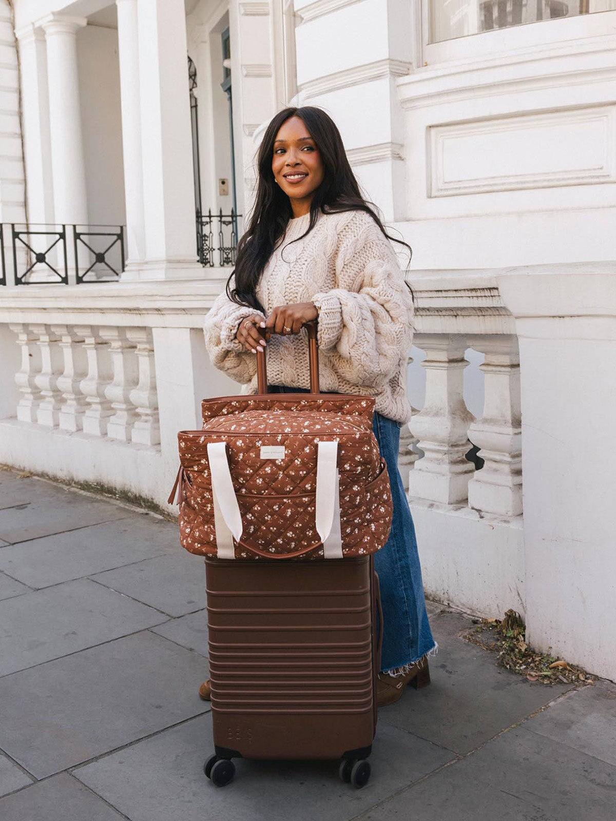 Mini Voyager Brown Floral