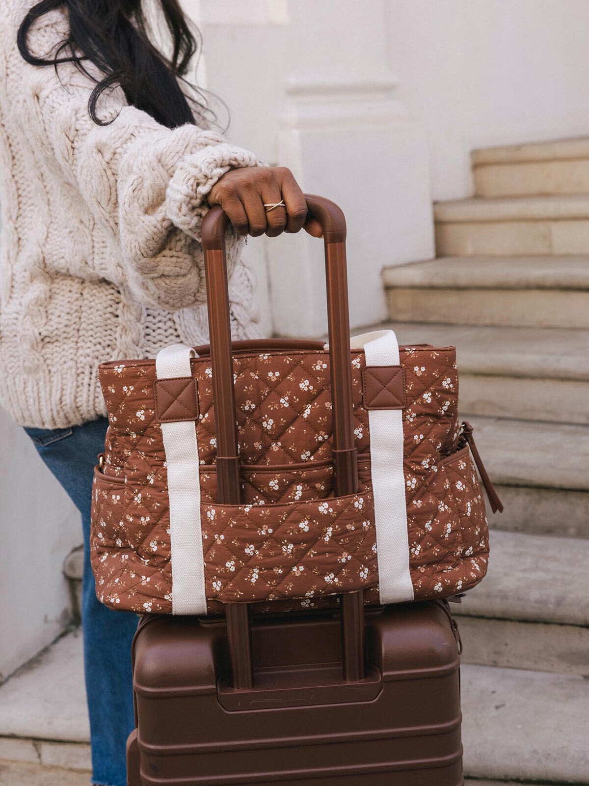 Mini Voyager Brown Floral