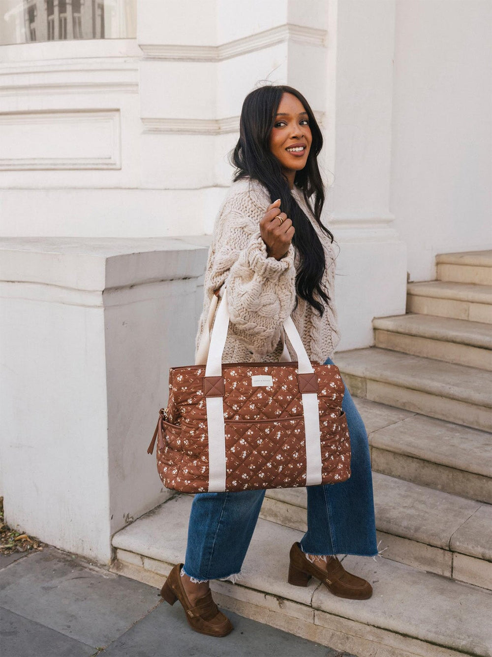 Mini Voyager Brown Floral