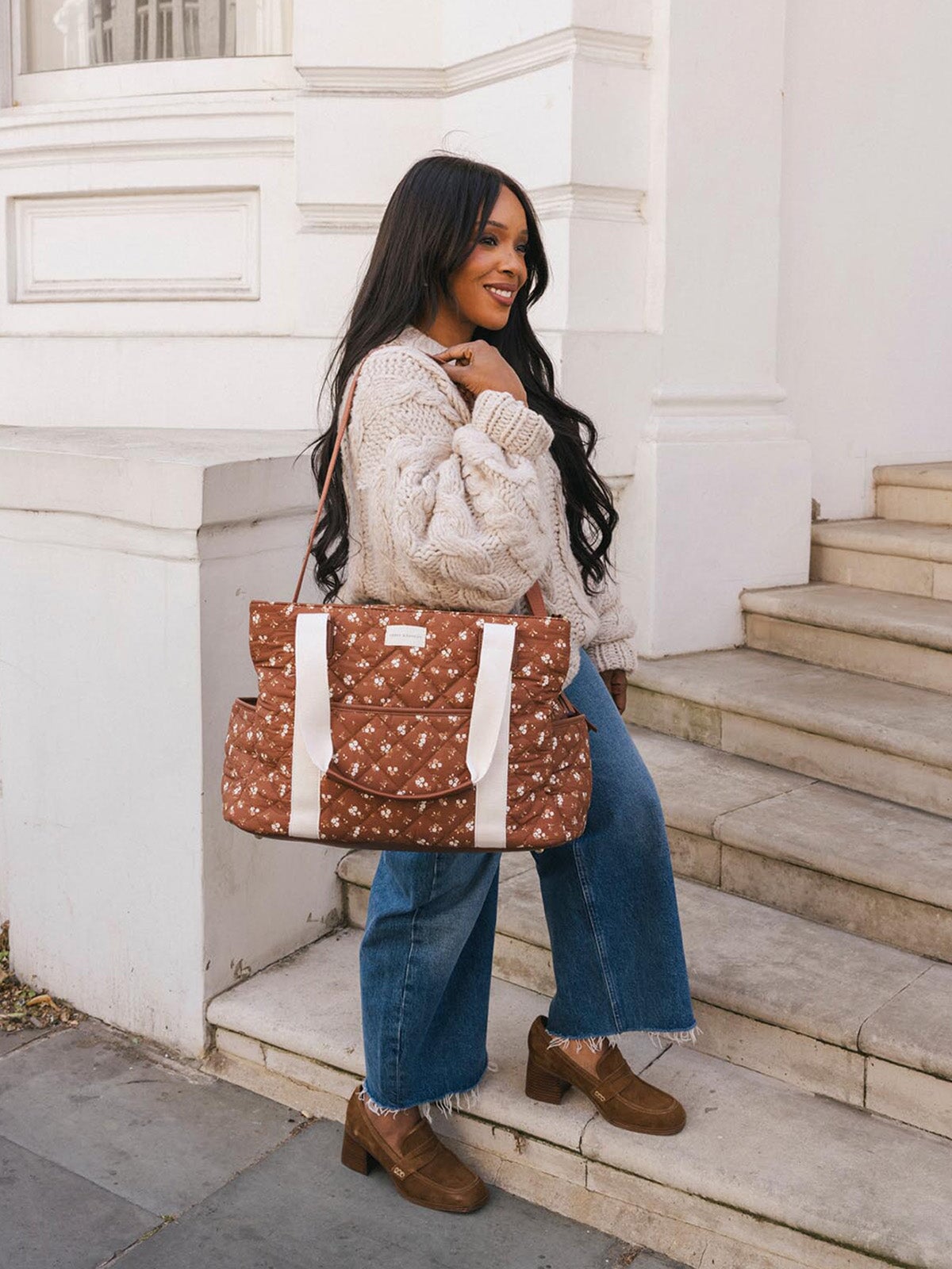 Mini Voyager Brown Floral