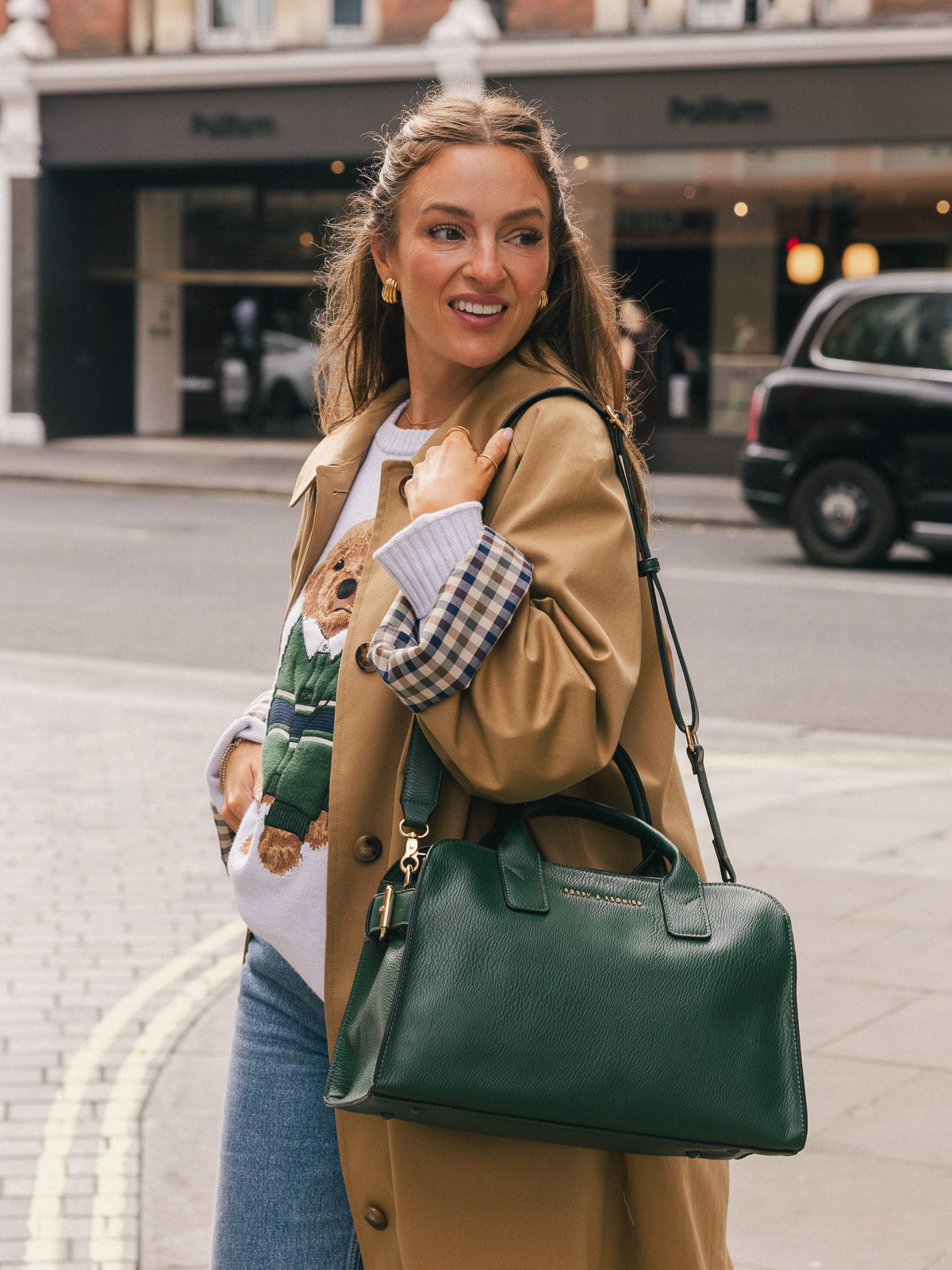 Mini Uptown Tote Heritage Green