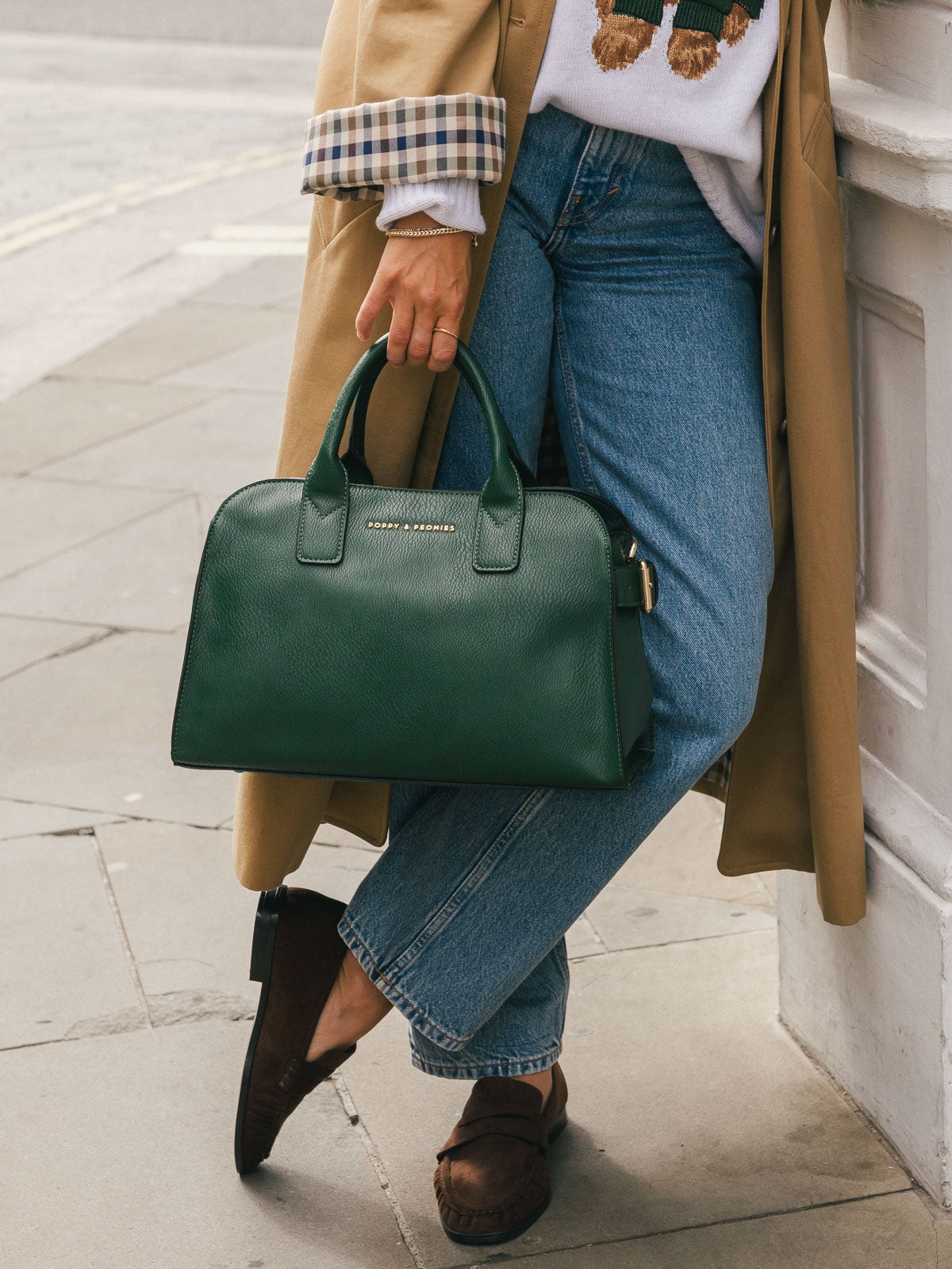Mini Uptown Tote Heritage Green