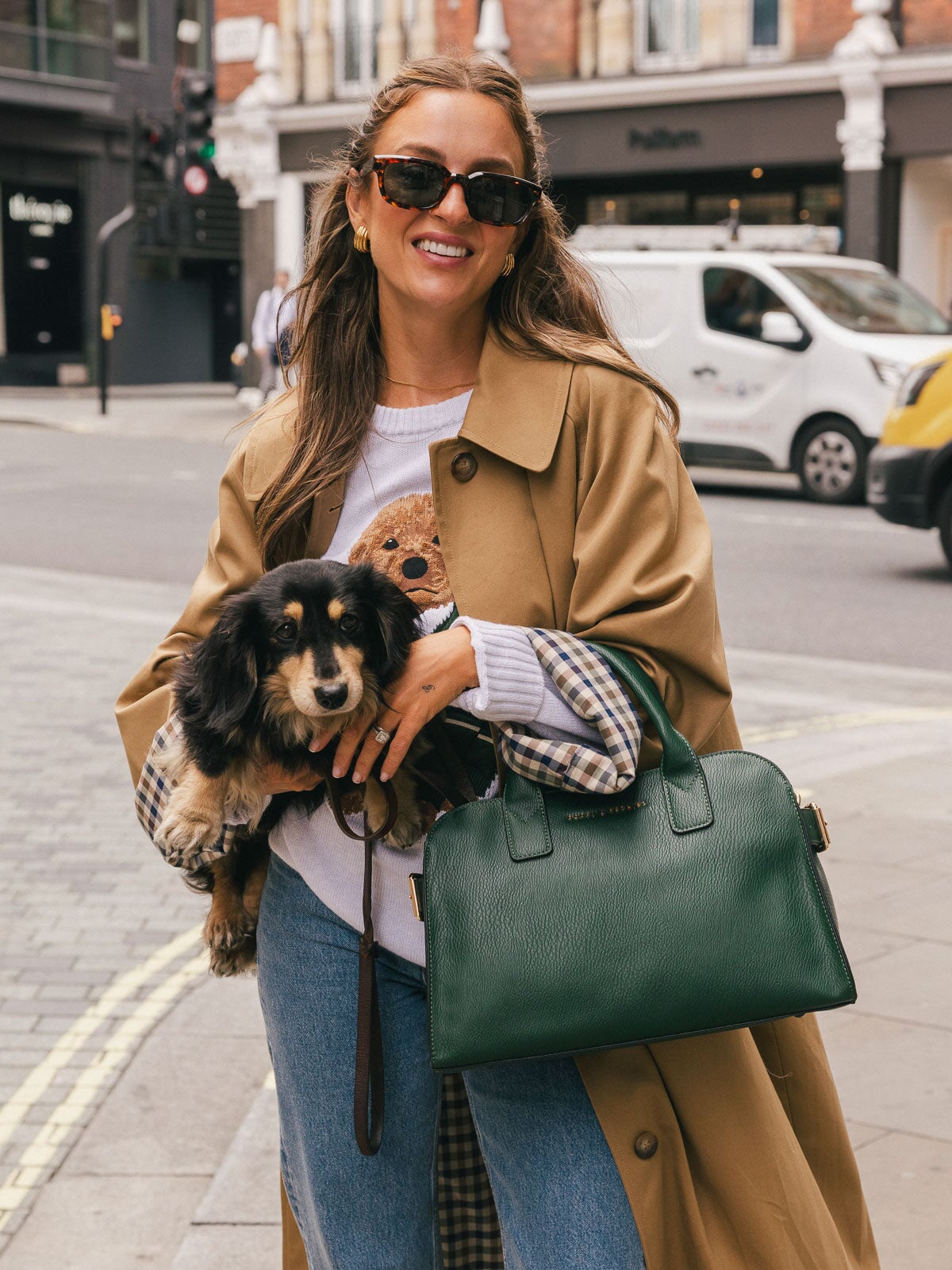 Mini Uptown Tote Heritage Green