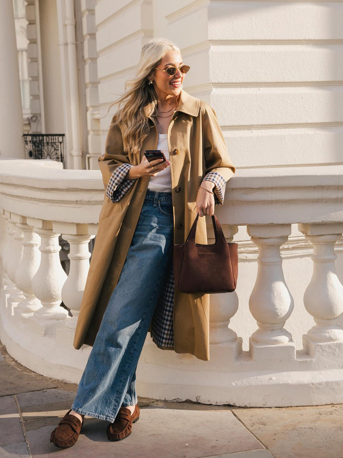 The Pick Me Up Tote Espresso Suede