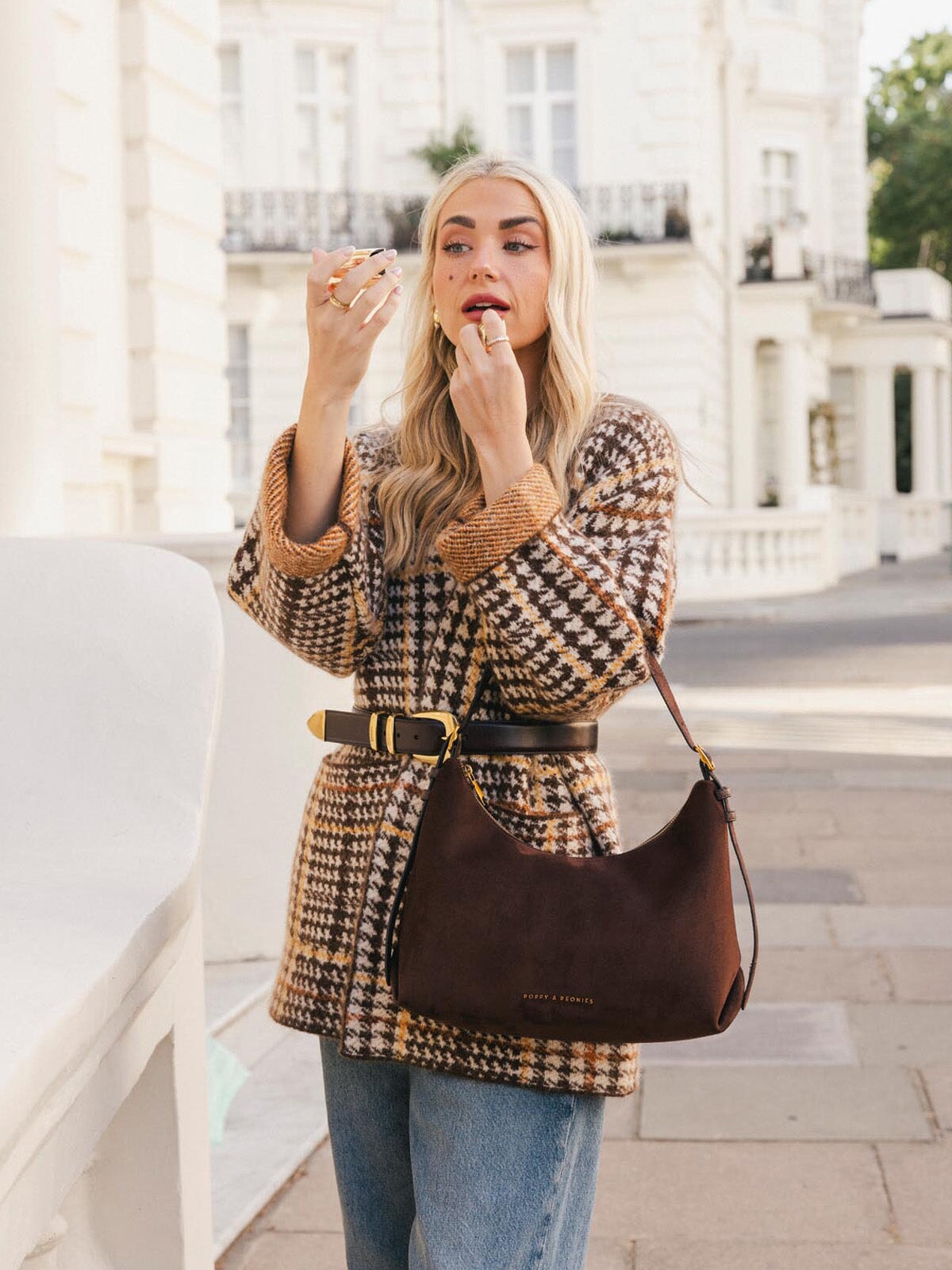 The Sunday Bag Espresso Suede