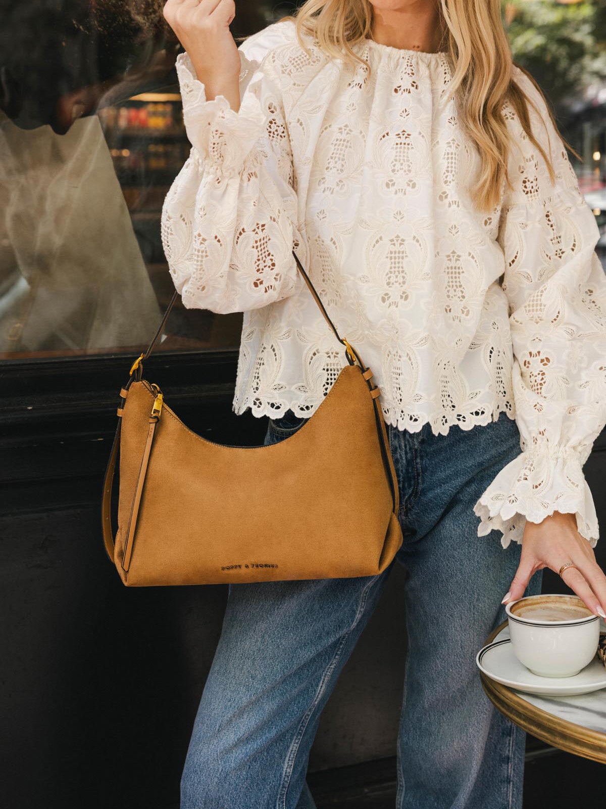 The Sunday Bag Cognac Suede