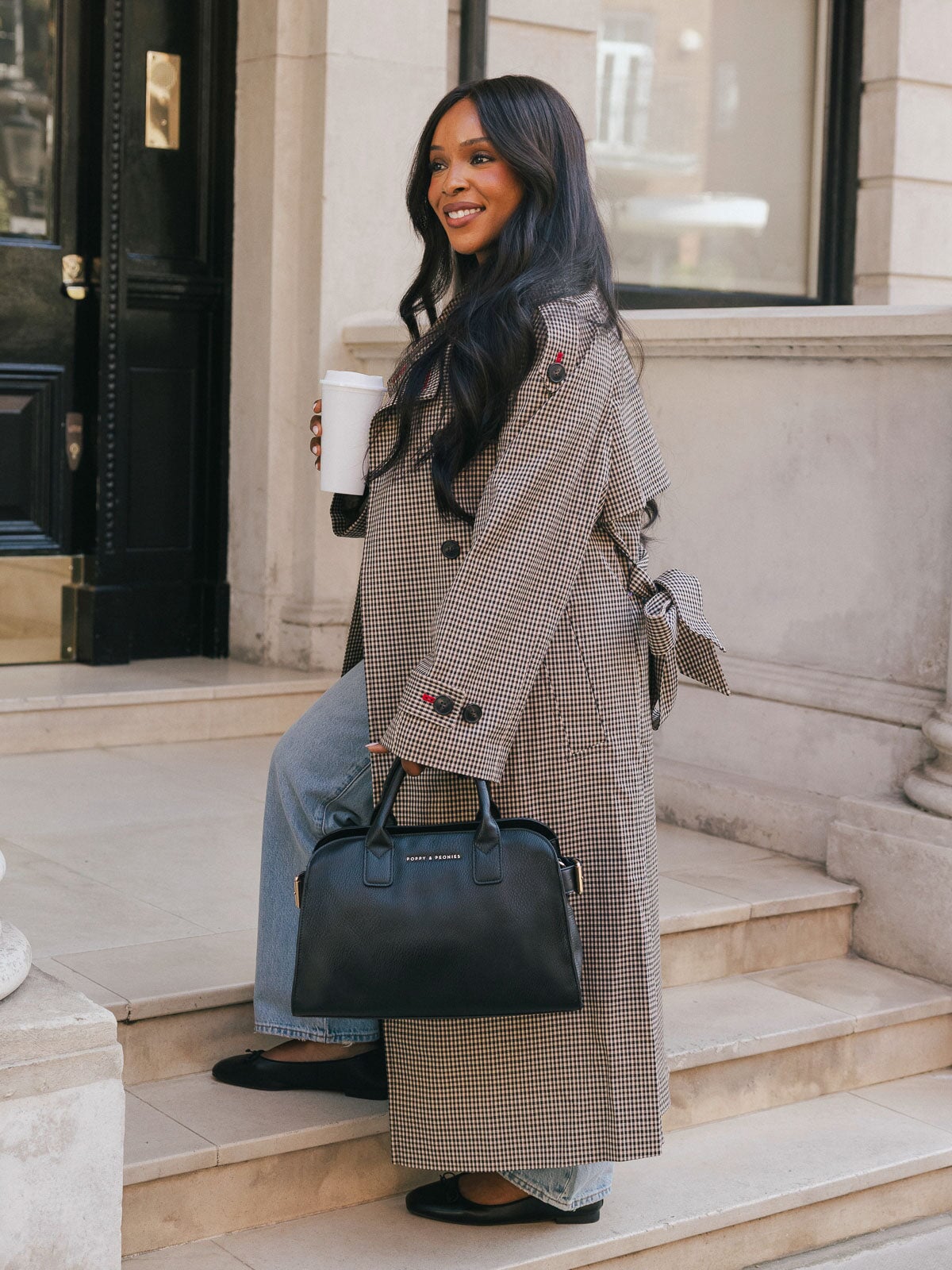 Mini Uptown Tote Black