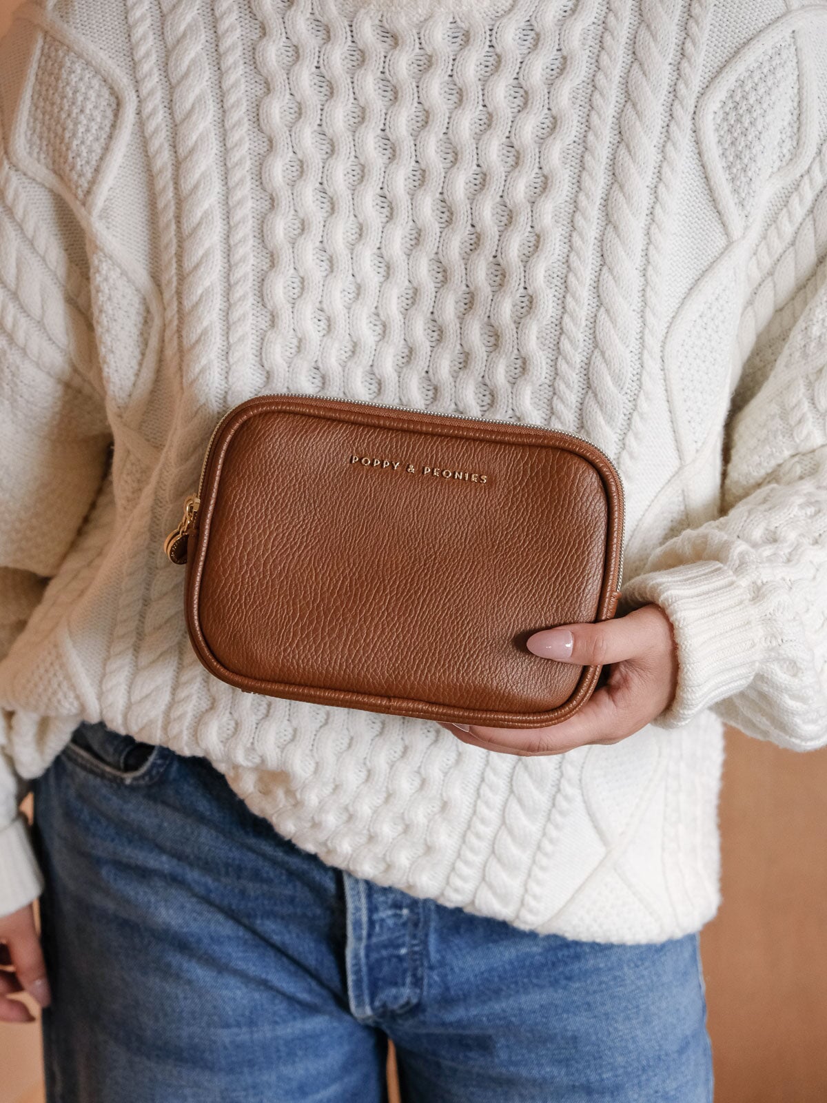 The Split Organizer Chestnut