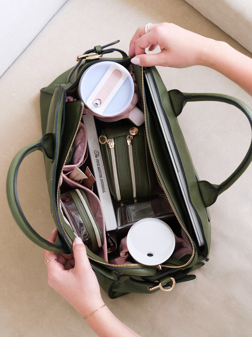 Uptown Tote Olive