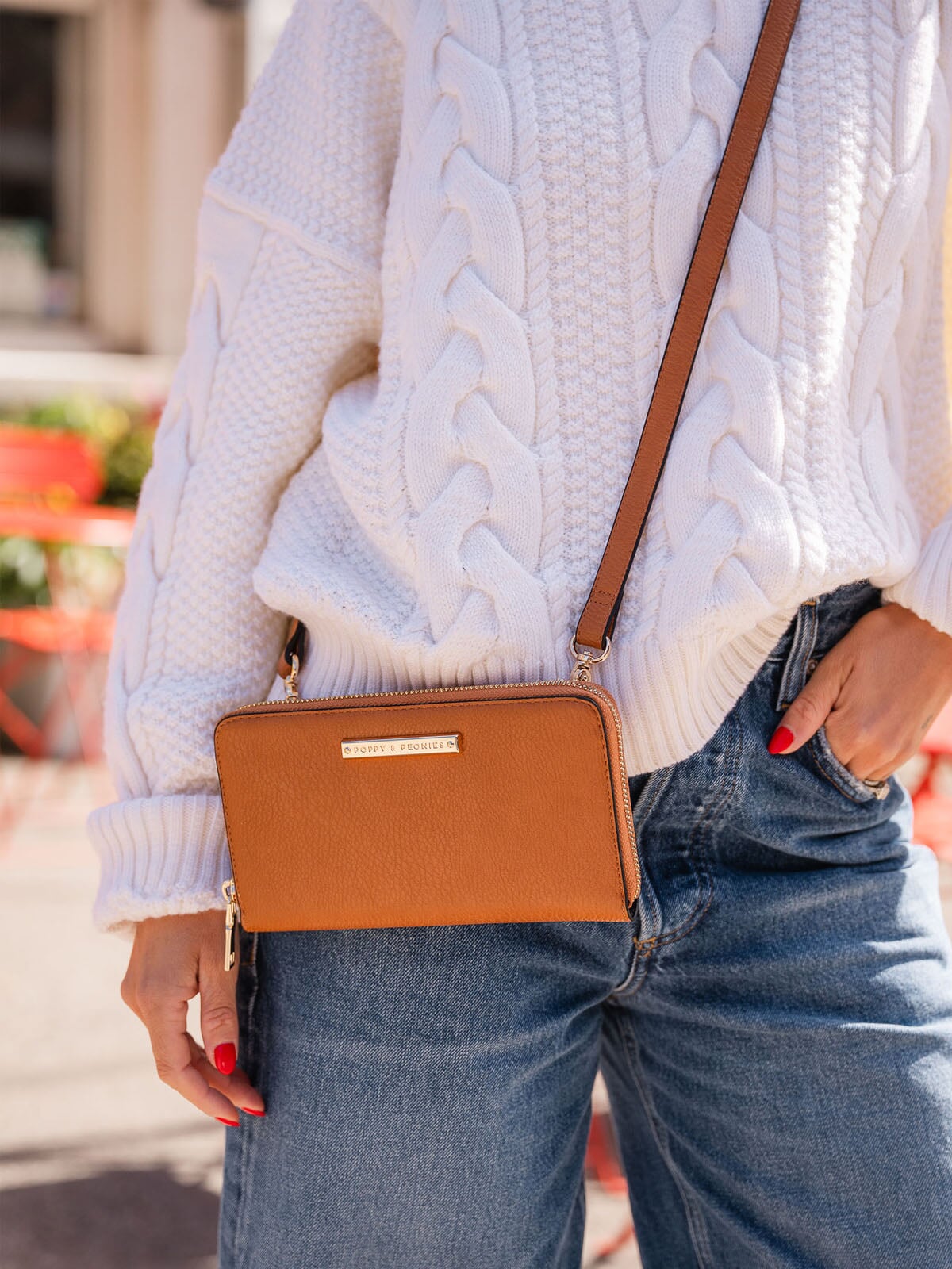 ESSENTIAL WALLET cognac