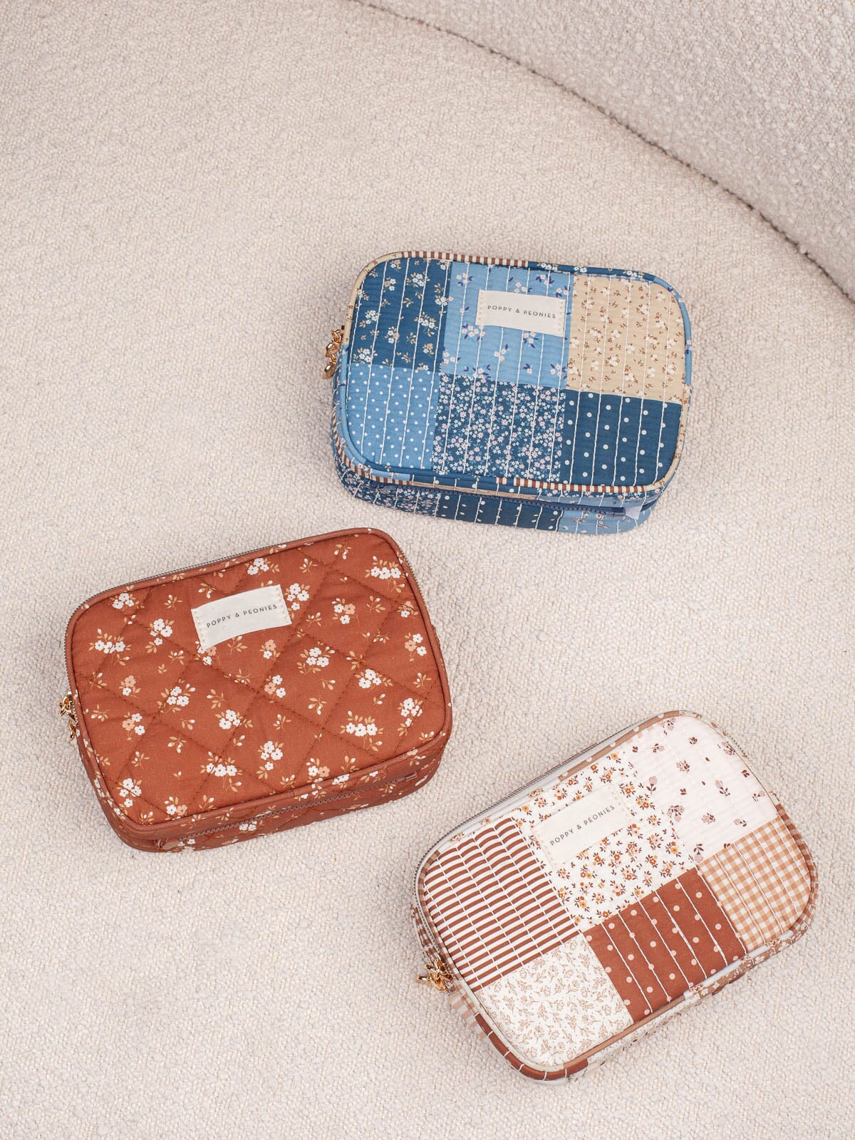 The Split Organizer Navy Patchwork