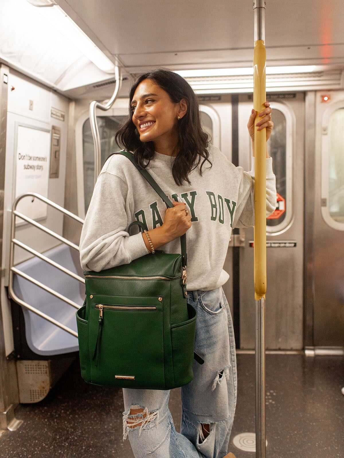 Commuter Backpack Heritage Green