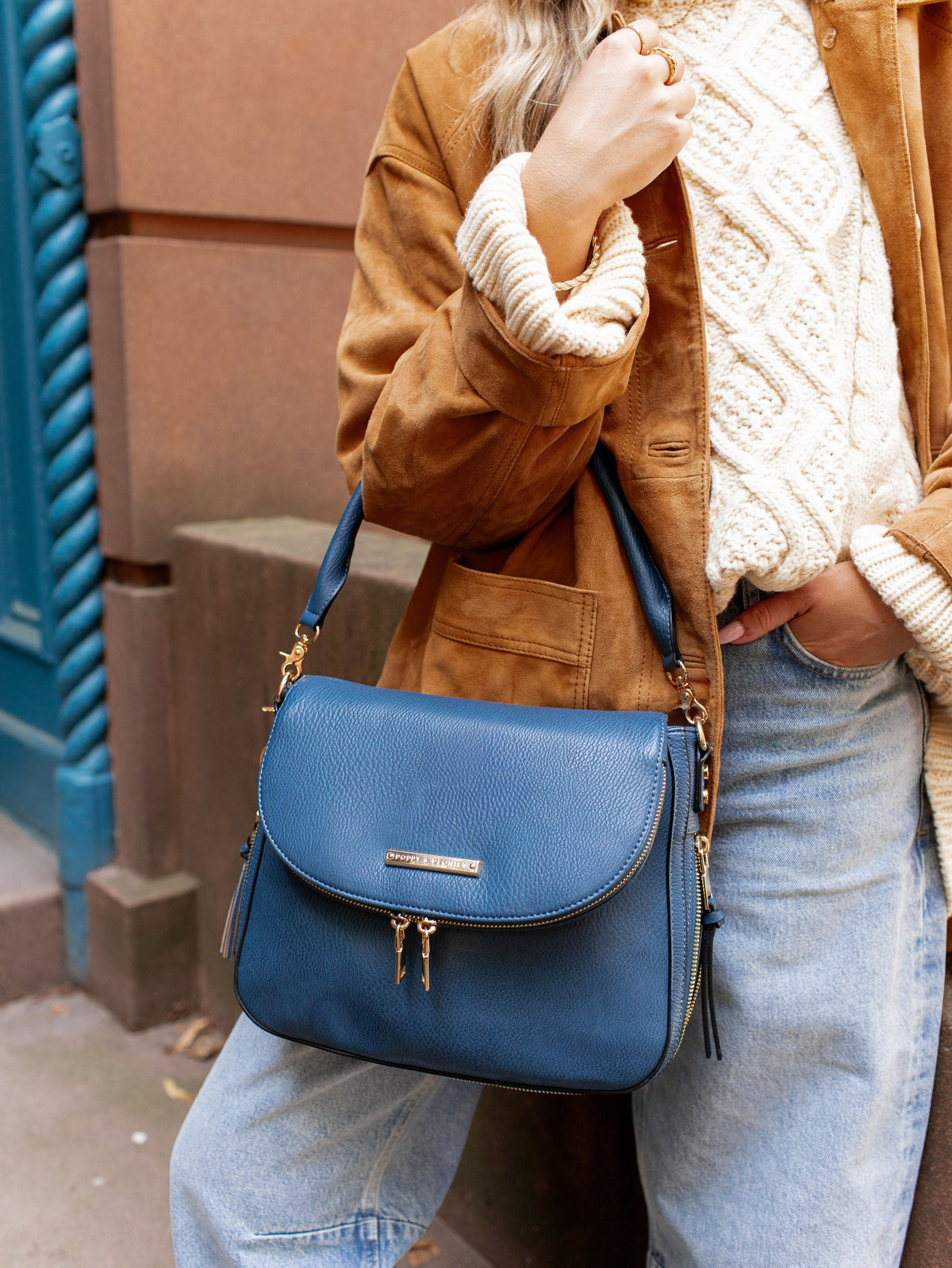 DOWNTOWN CROSSBODY Navy