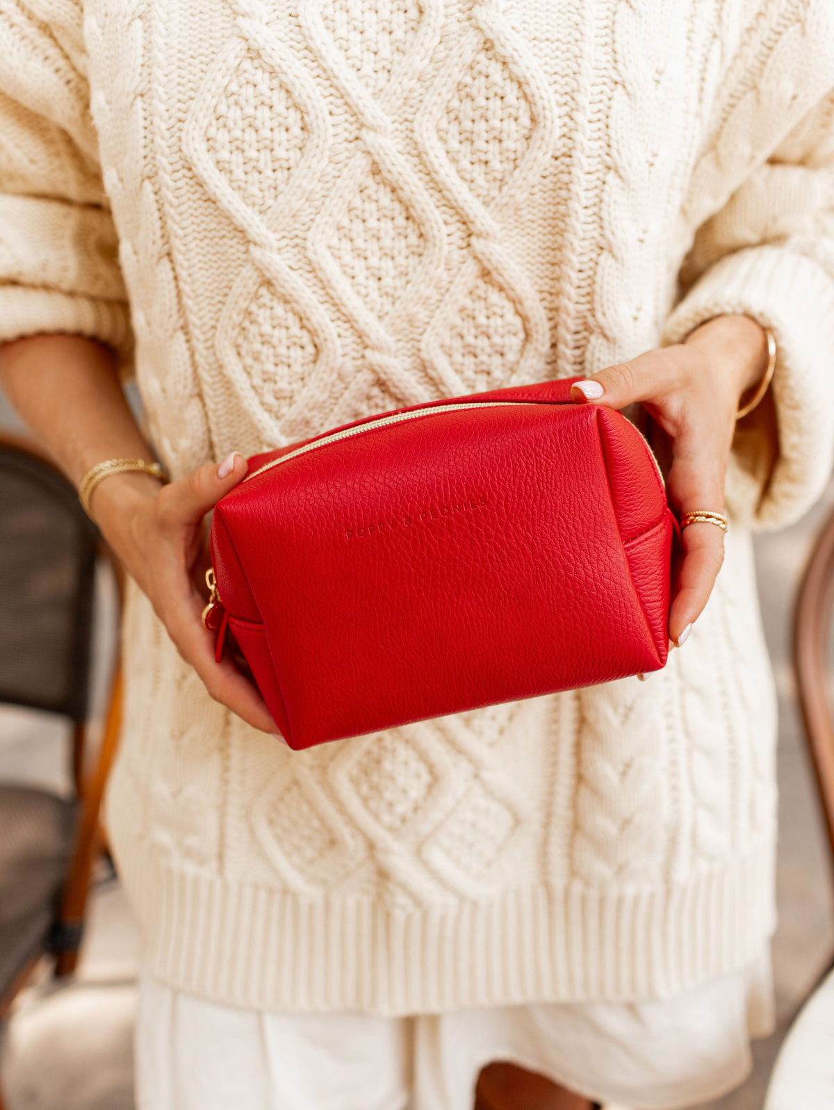 Red Cosmetic Case