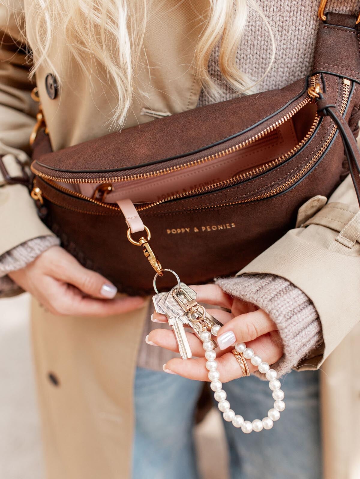 The Desert Crossbody Espresso Suede