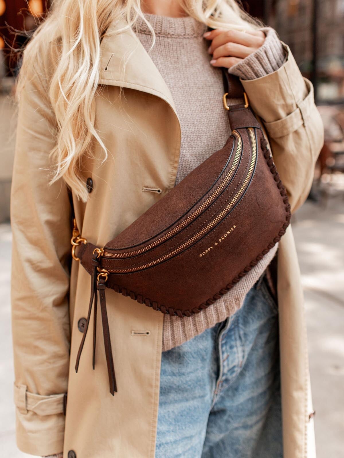 The Desert Crossbody Espresso Suede