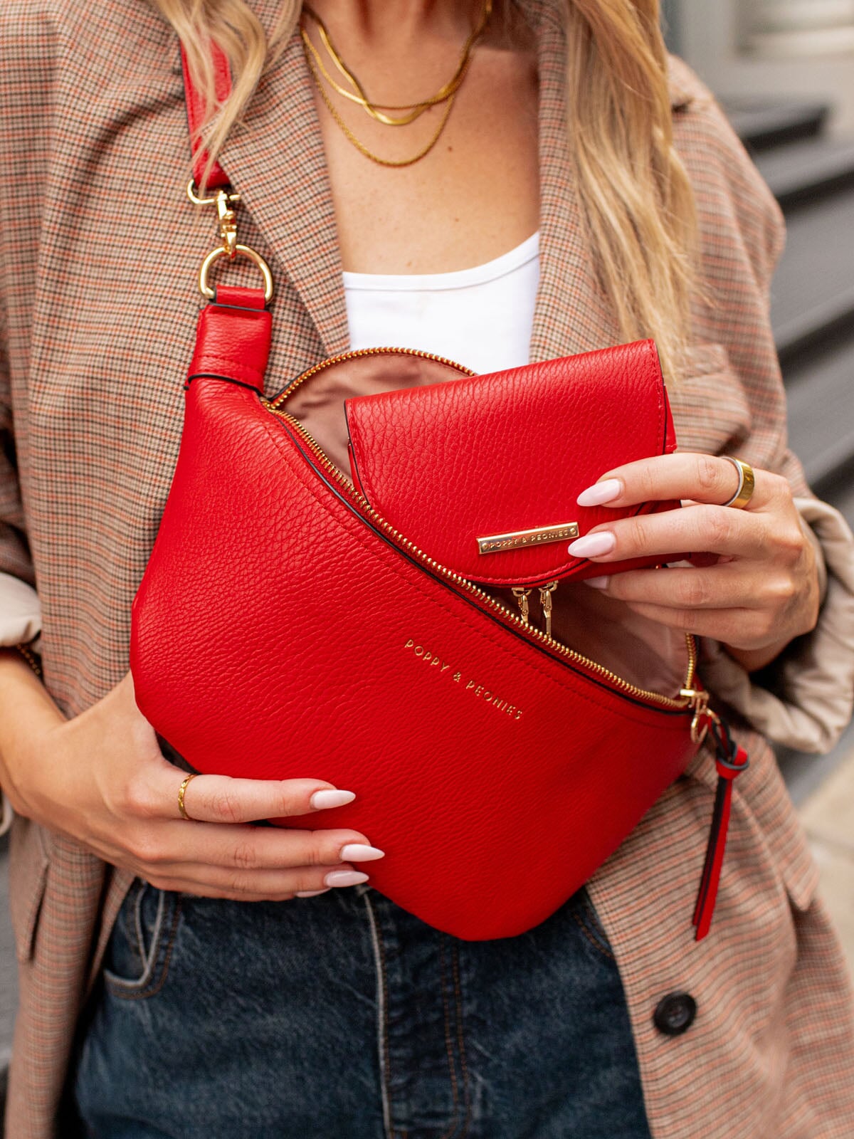 MARGAUX WALLET Red
