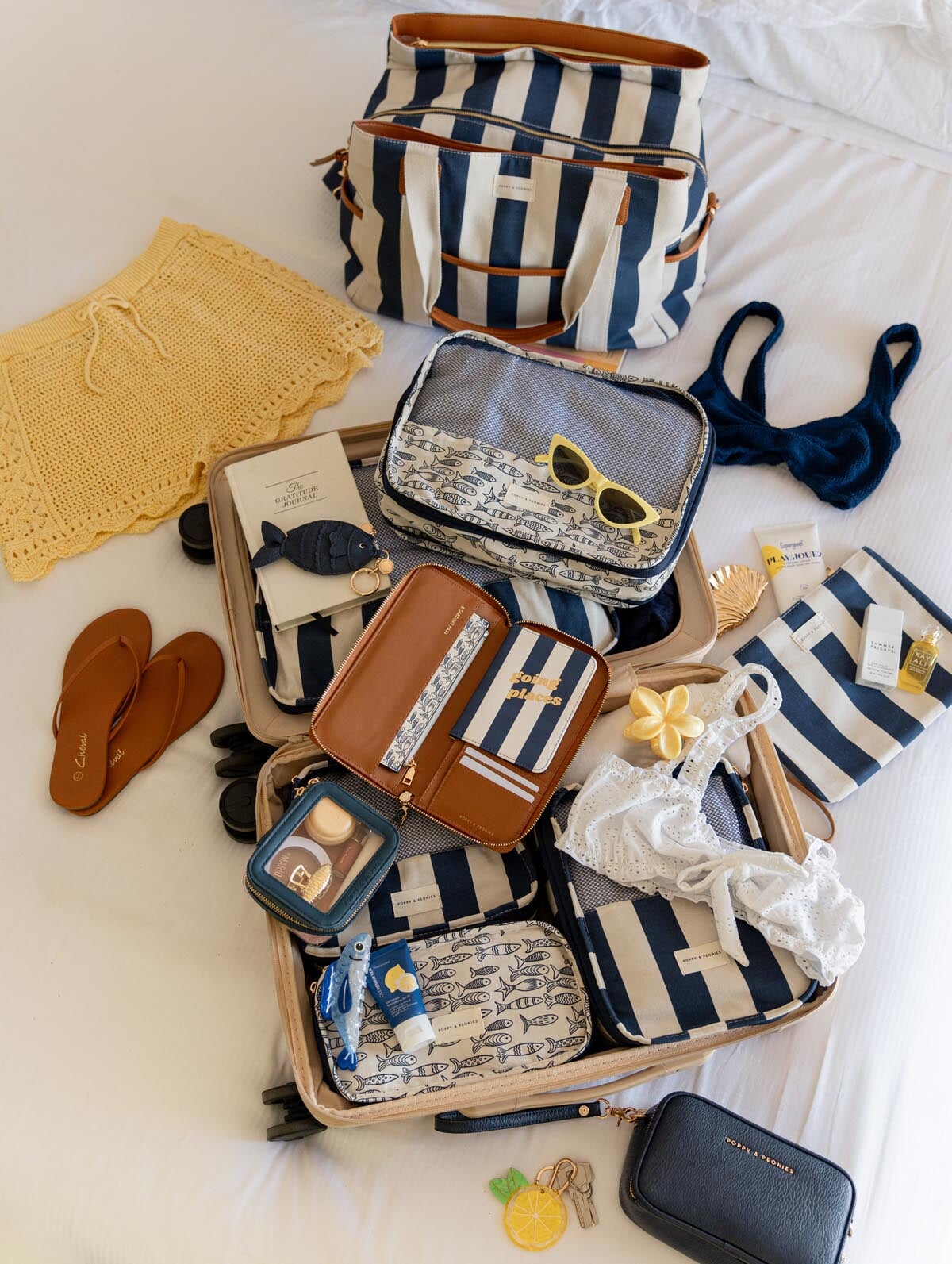 Keep Me Dry Wet Bag Navy Stripe