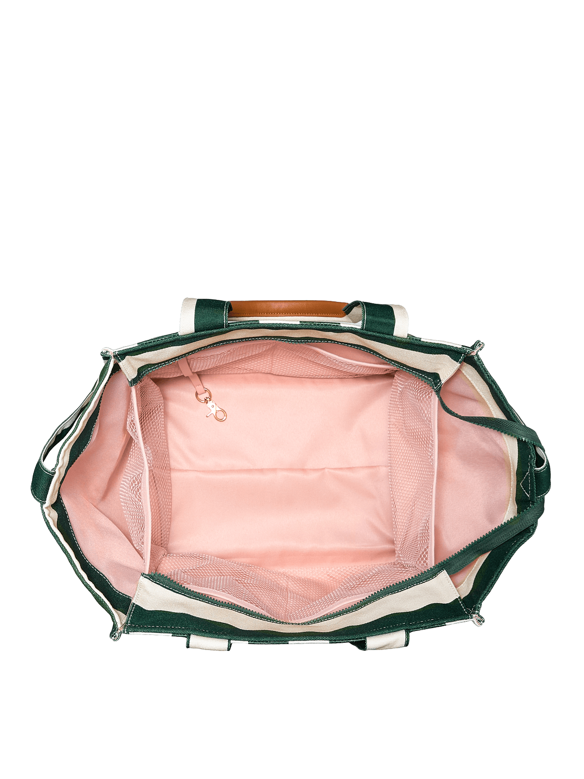 Seaside Tote Green Stripe