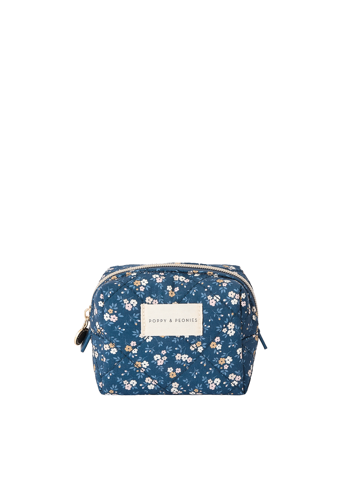 Cosmetic Trio Navy Patchwork