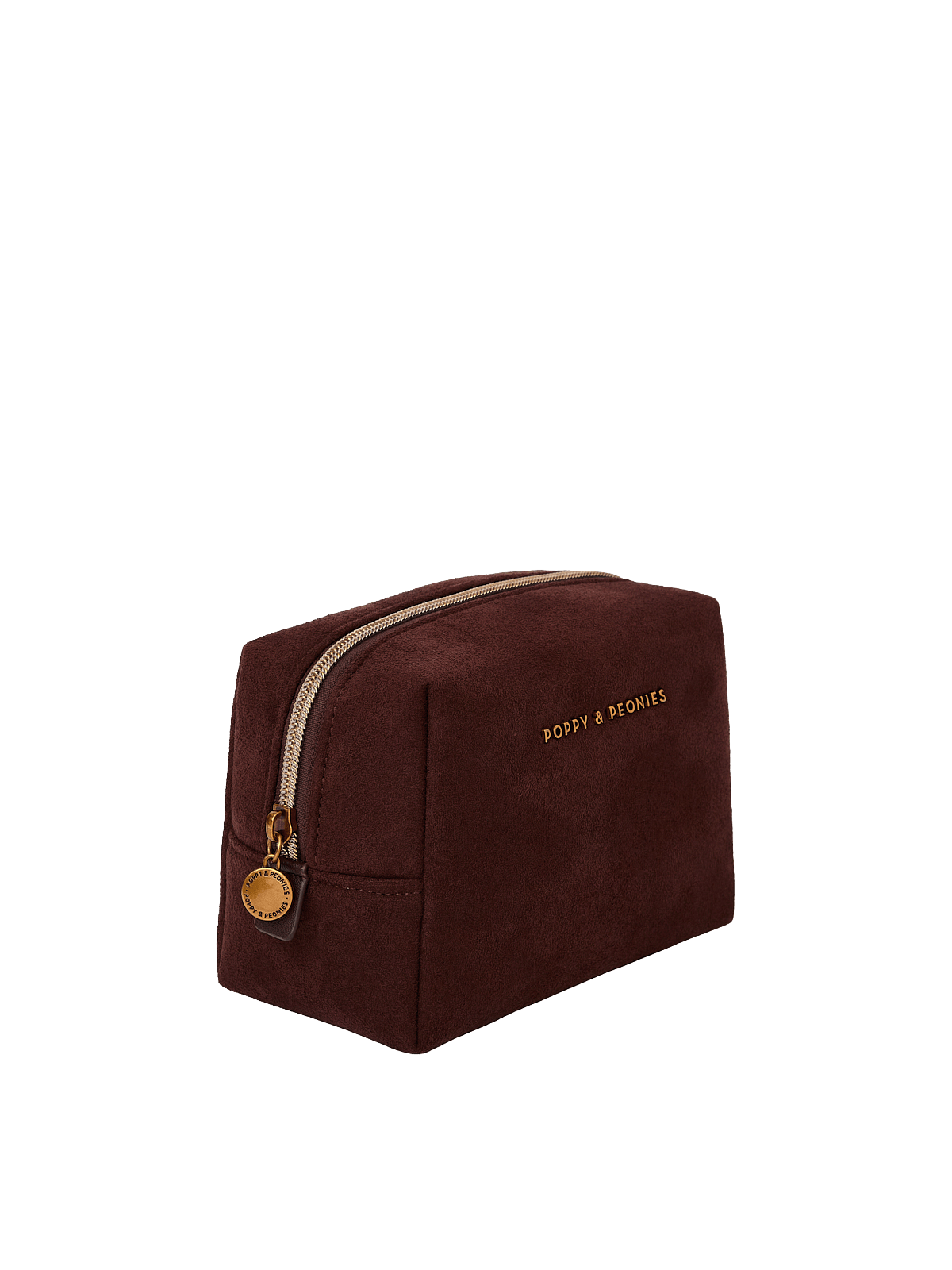 Espresso Suede Cosmetic Case