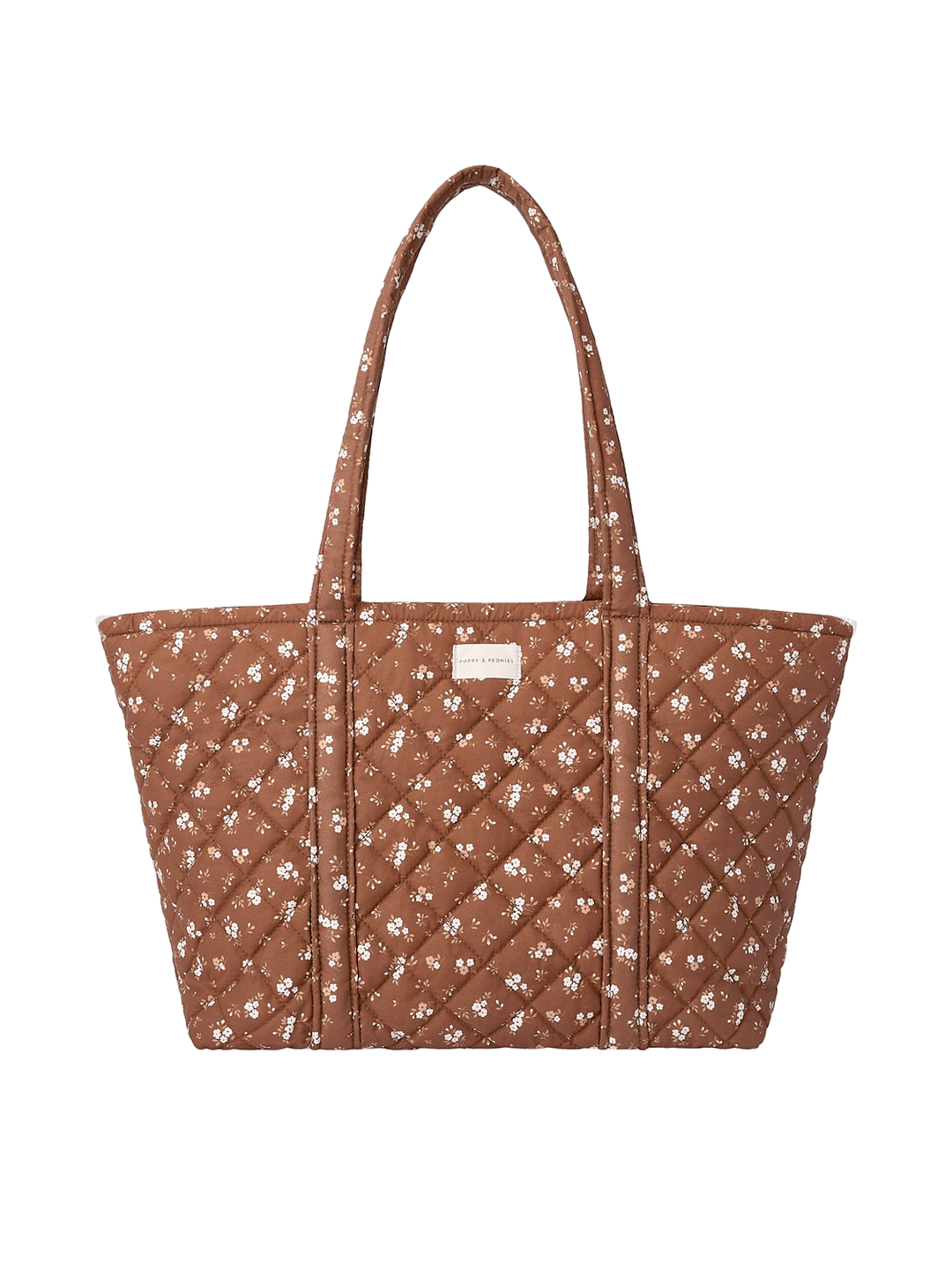 Daydreamer Tote Brown Floral