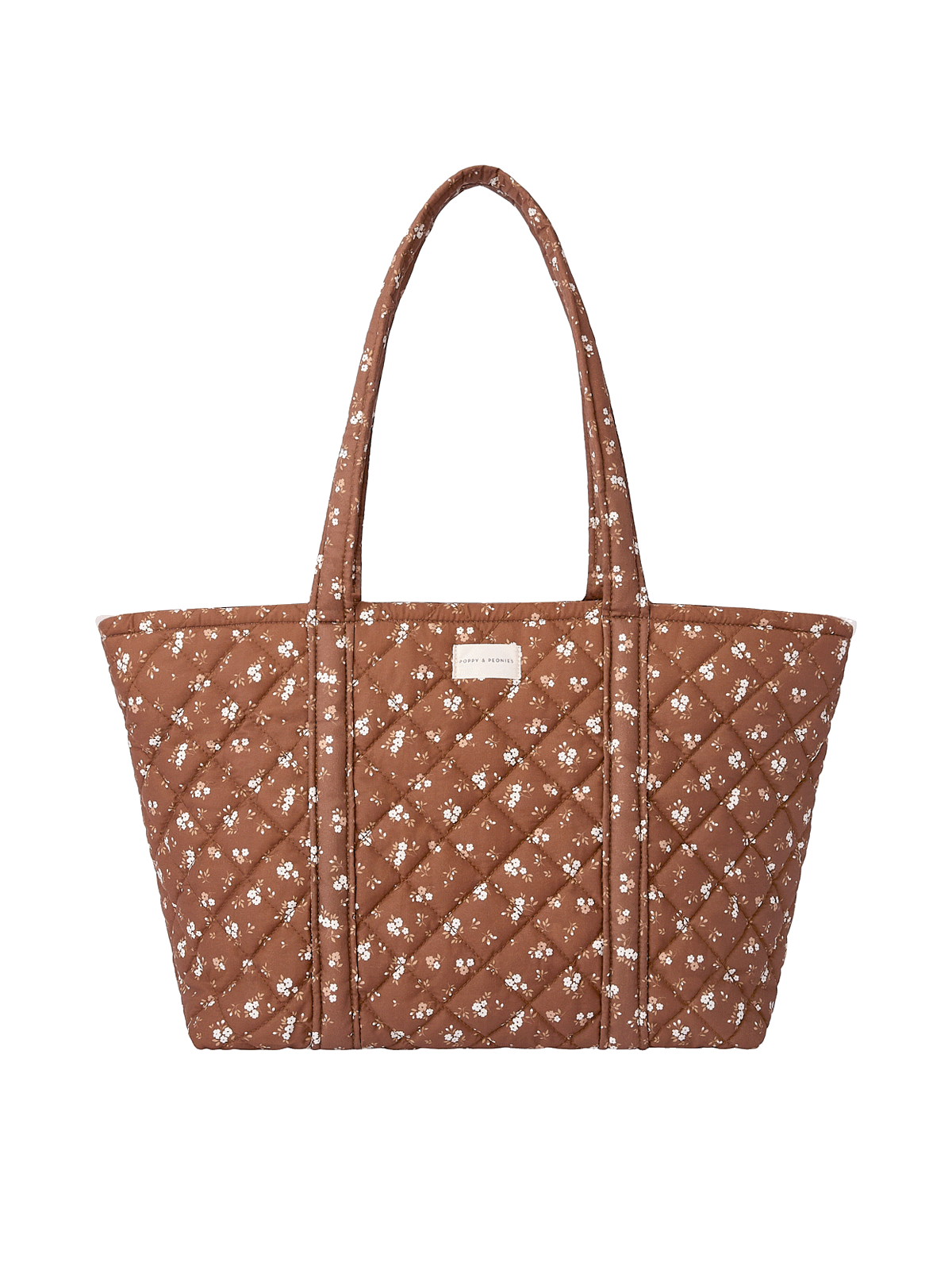 Daydreamer Tote Brown Floral