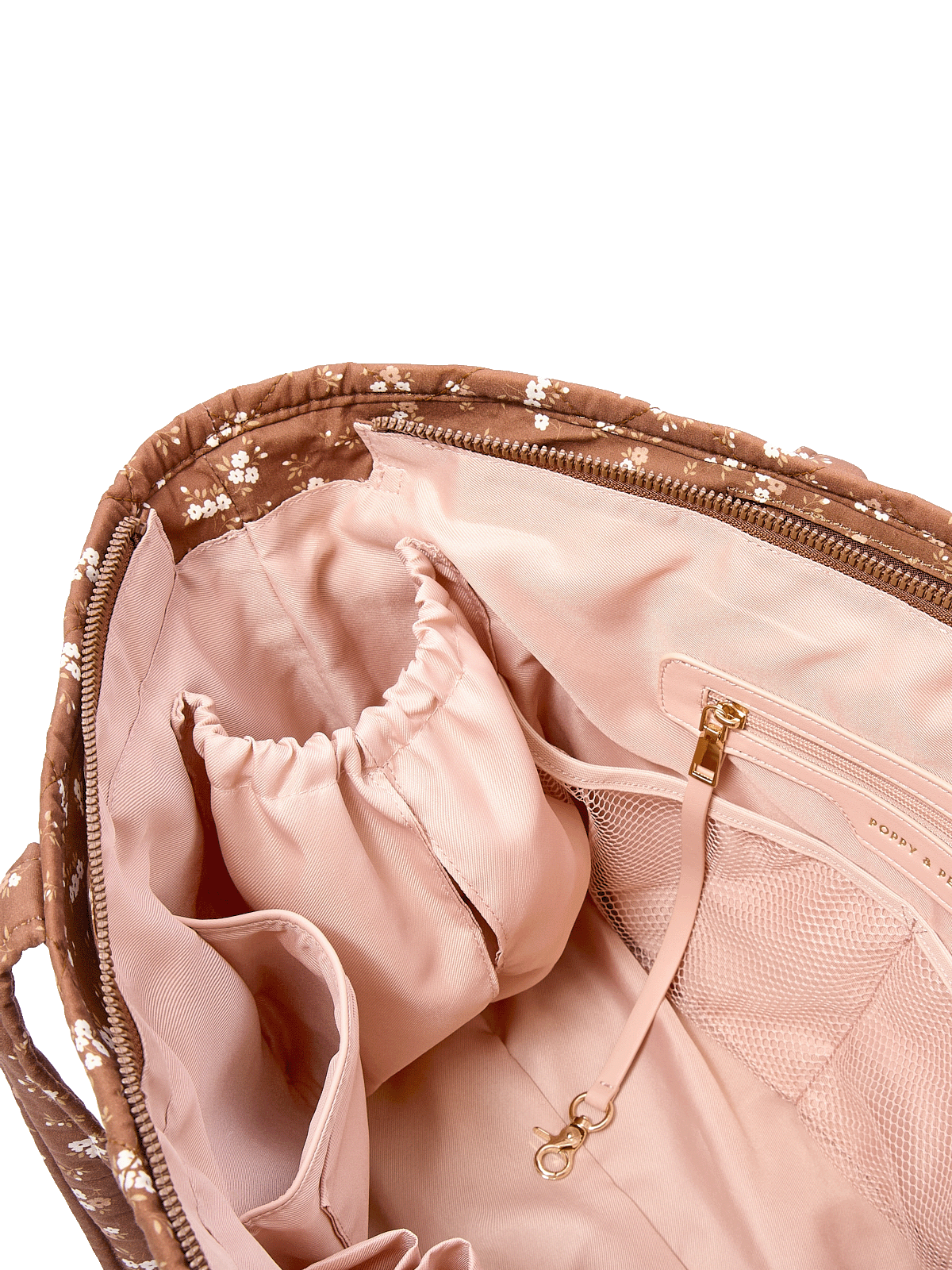 Daydreamer Tote Brown Floral