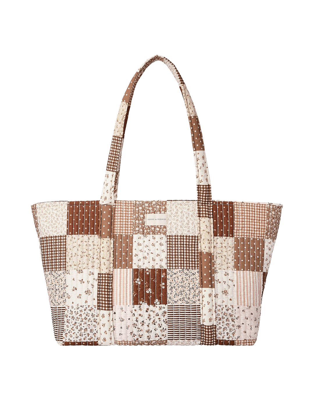 Daydreamer Tote Brown Patchwork