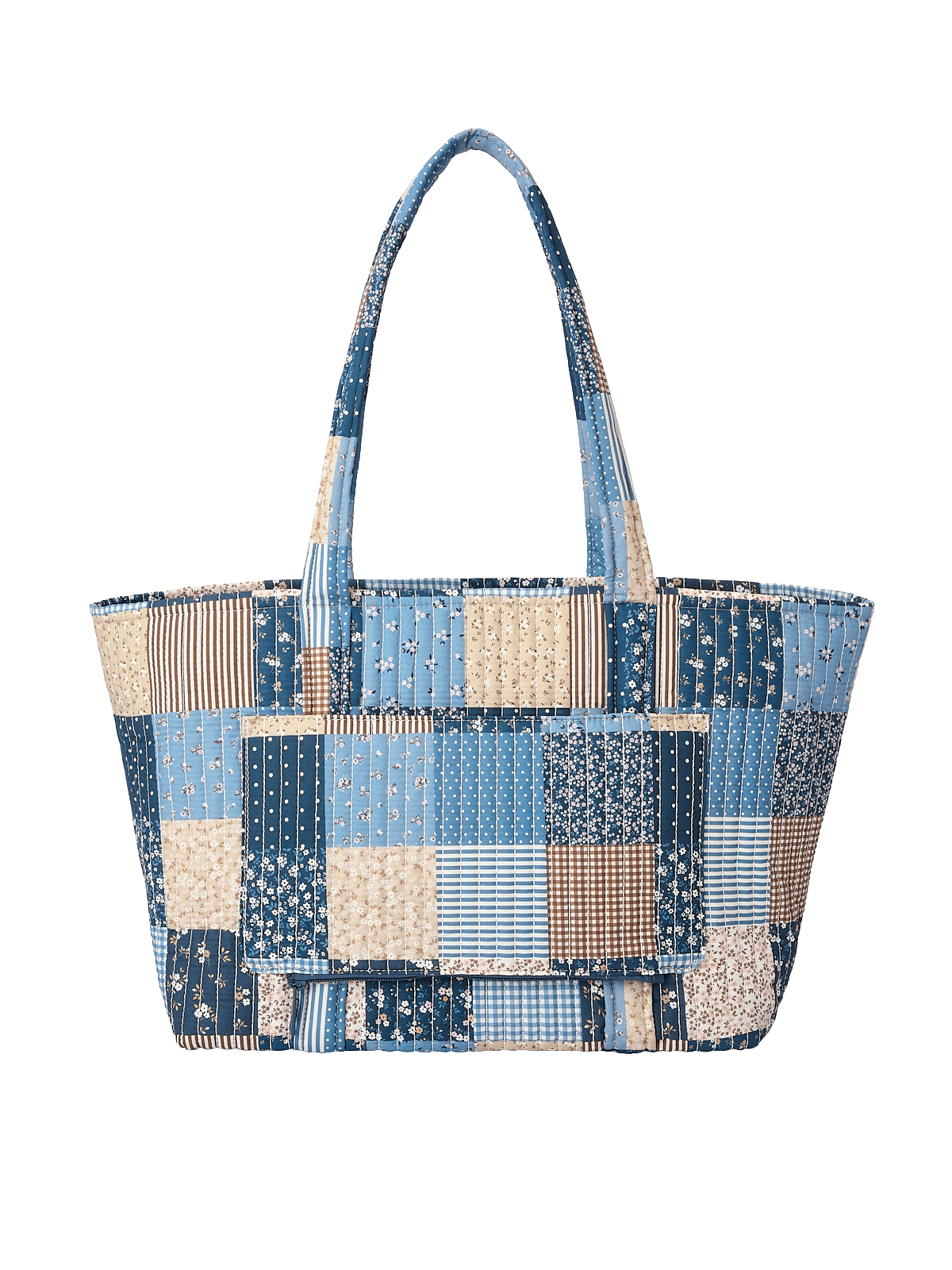 Daydreamer Tote Navy Patchwork