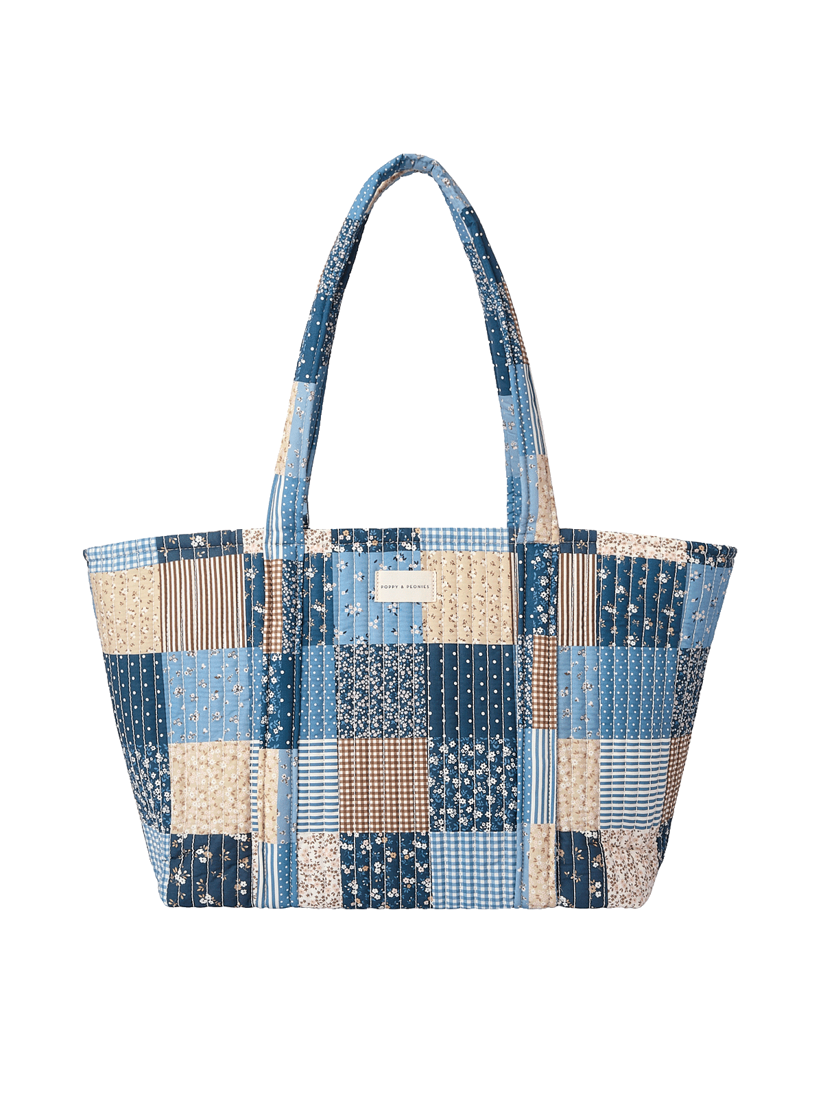 Daydreamer Tote Navy Patchwork