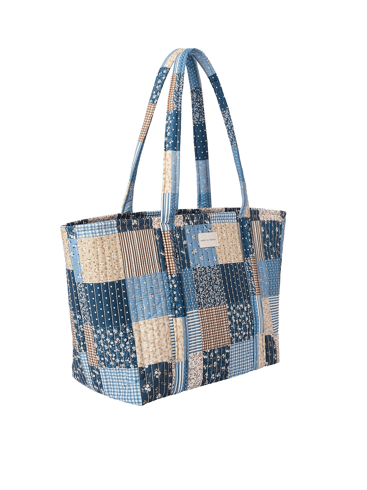 Daydreamer Tote Navy Patchwork