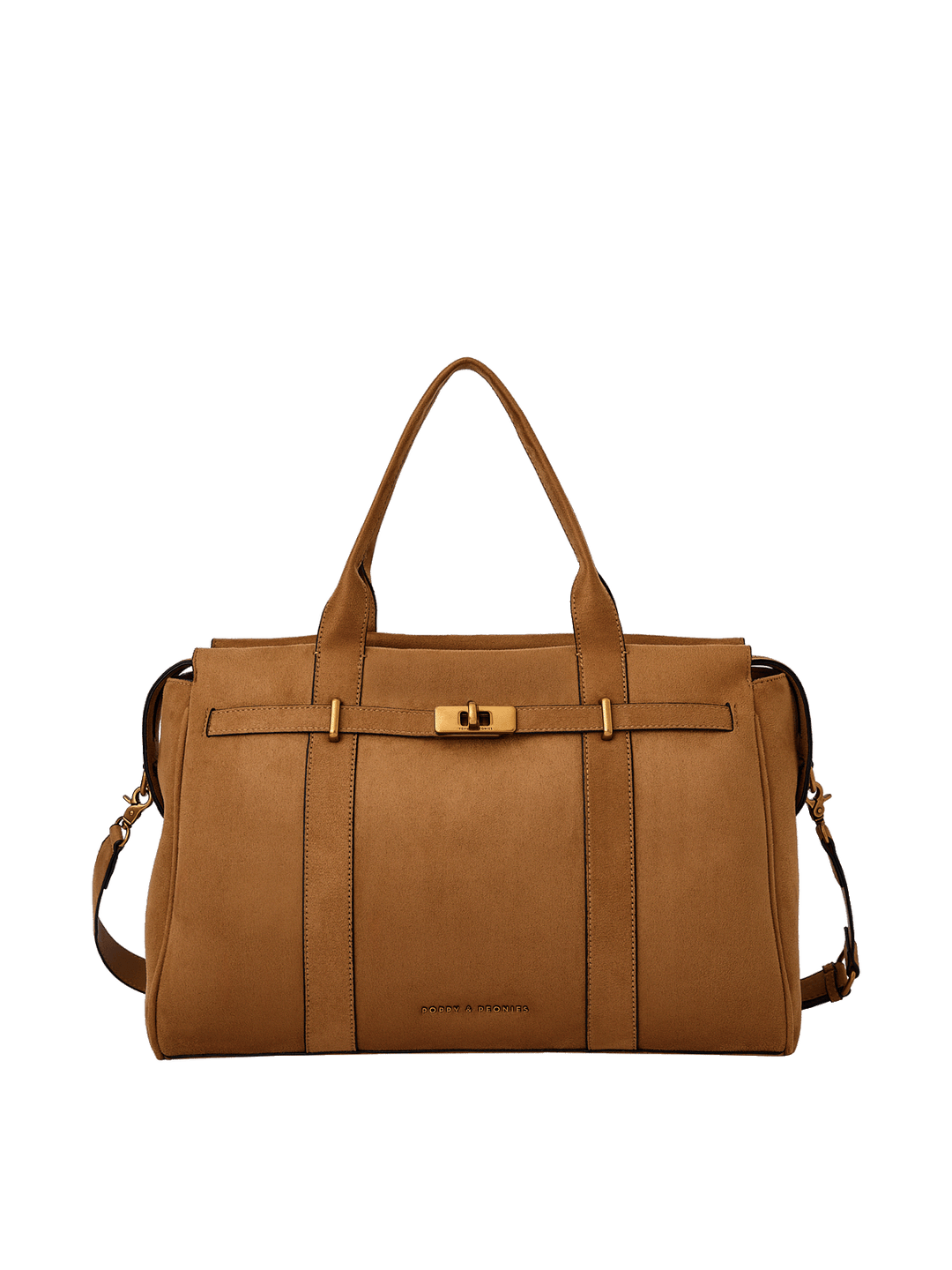 Effortless Tote Cognac Suede