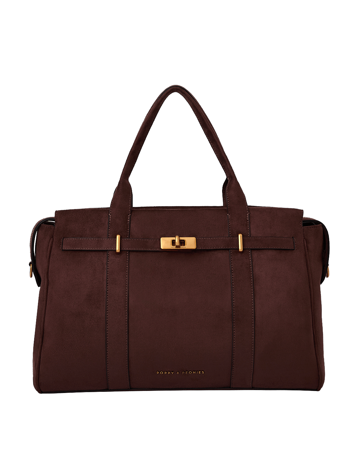 Effortless Tote Espresso Suede
