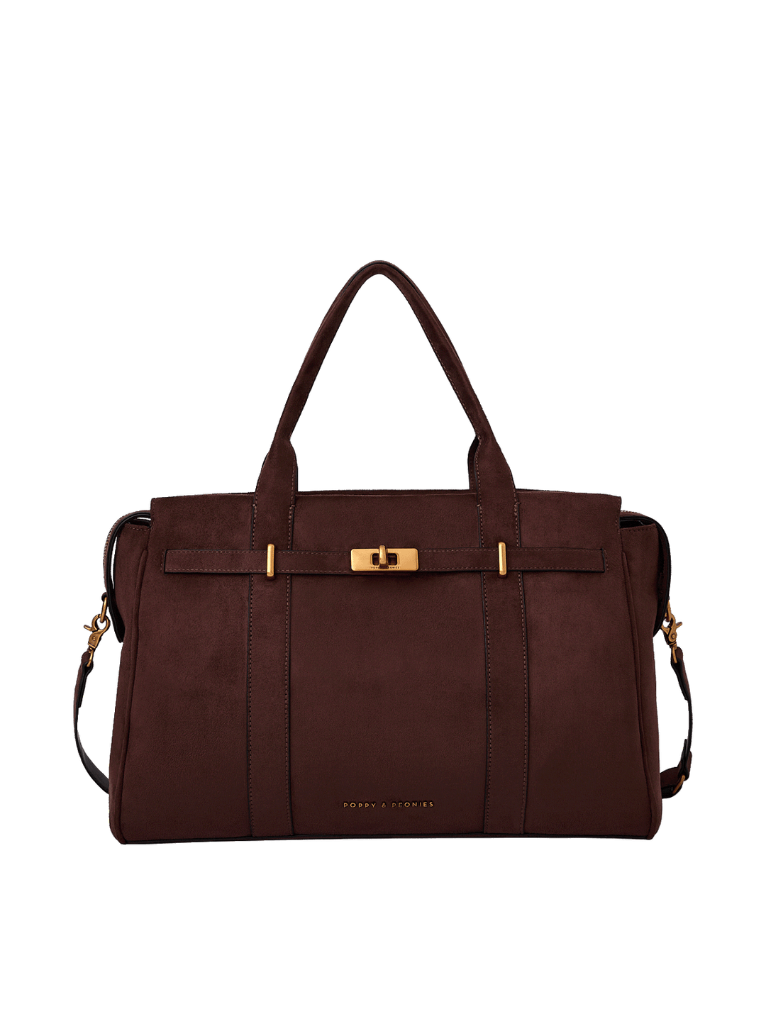 Effortless Tote Espresso Suede