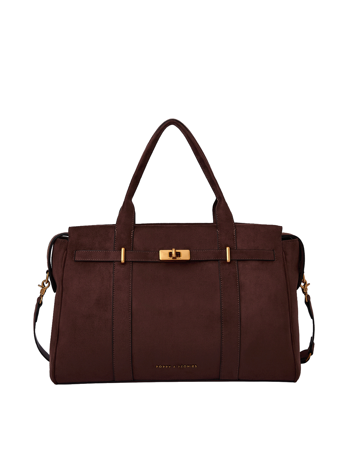 Effortless Tote Espresso Suede