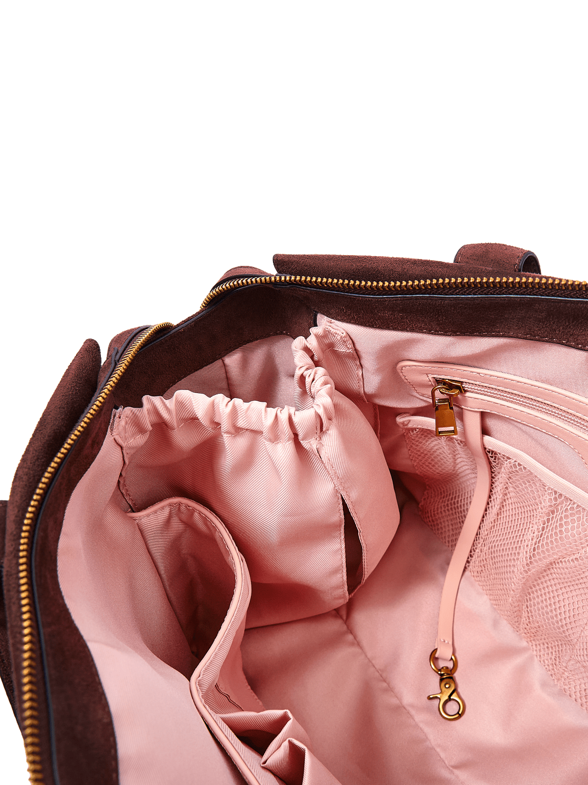 Effortless Tote Espresso Suede
