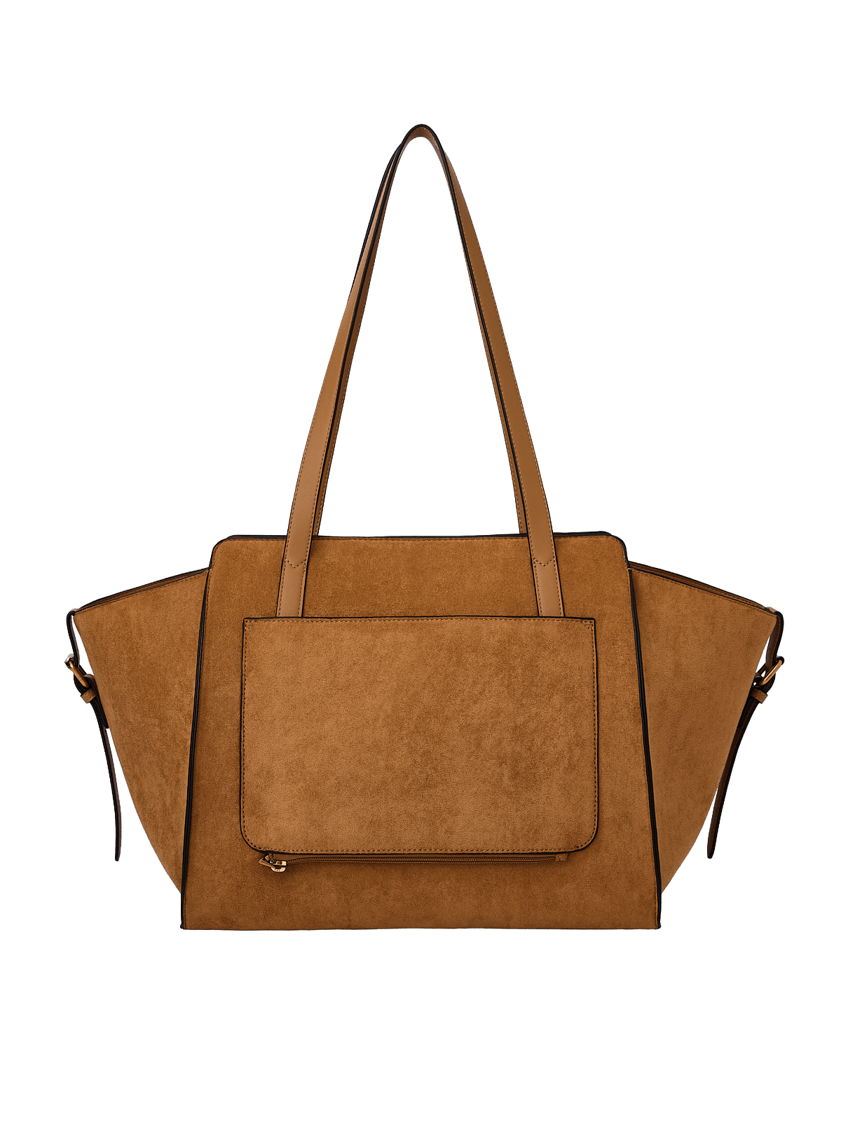 Avenue Tote Cognac Suede