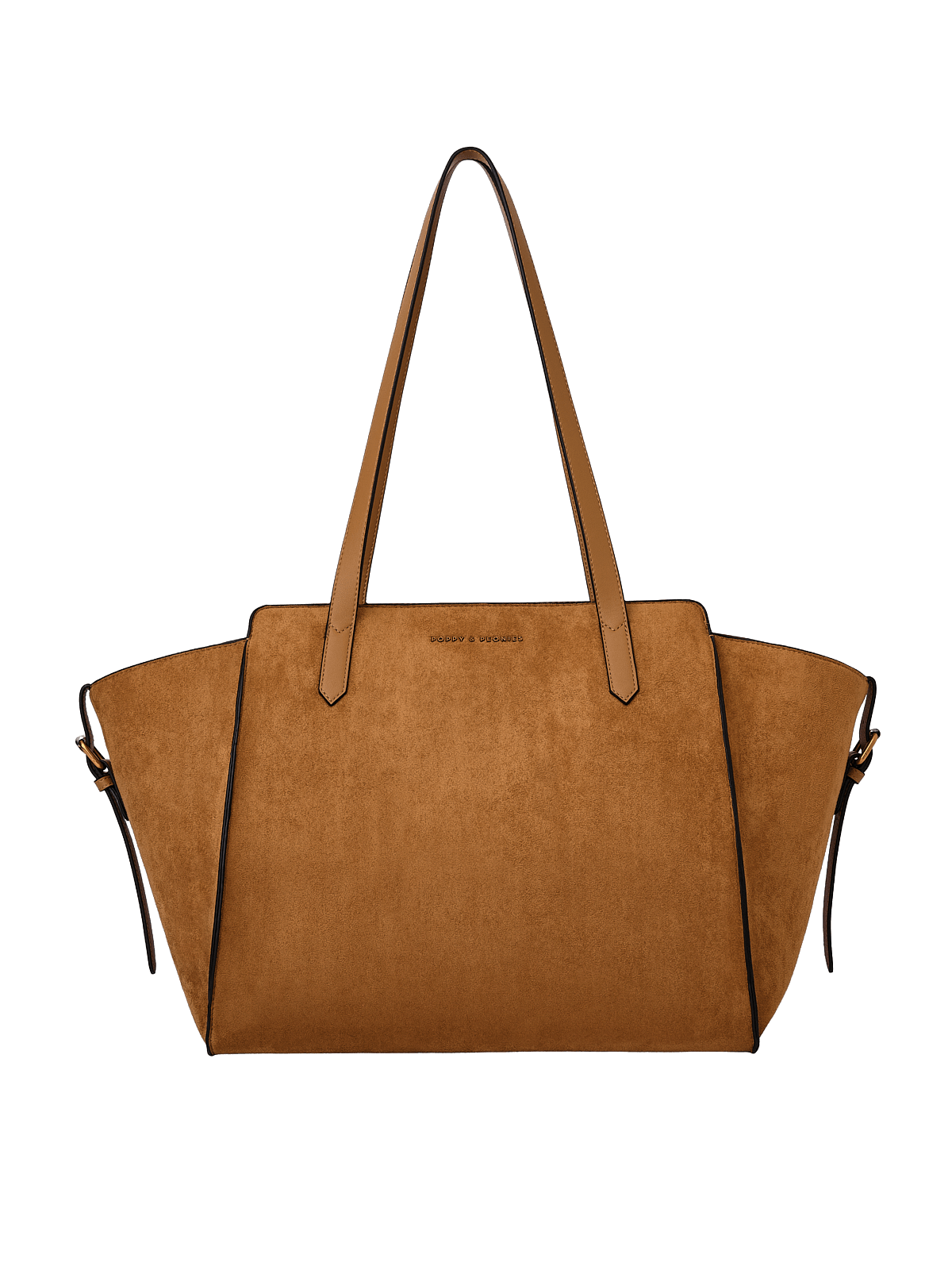 Avenue Tote Cognac Suede