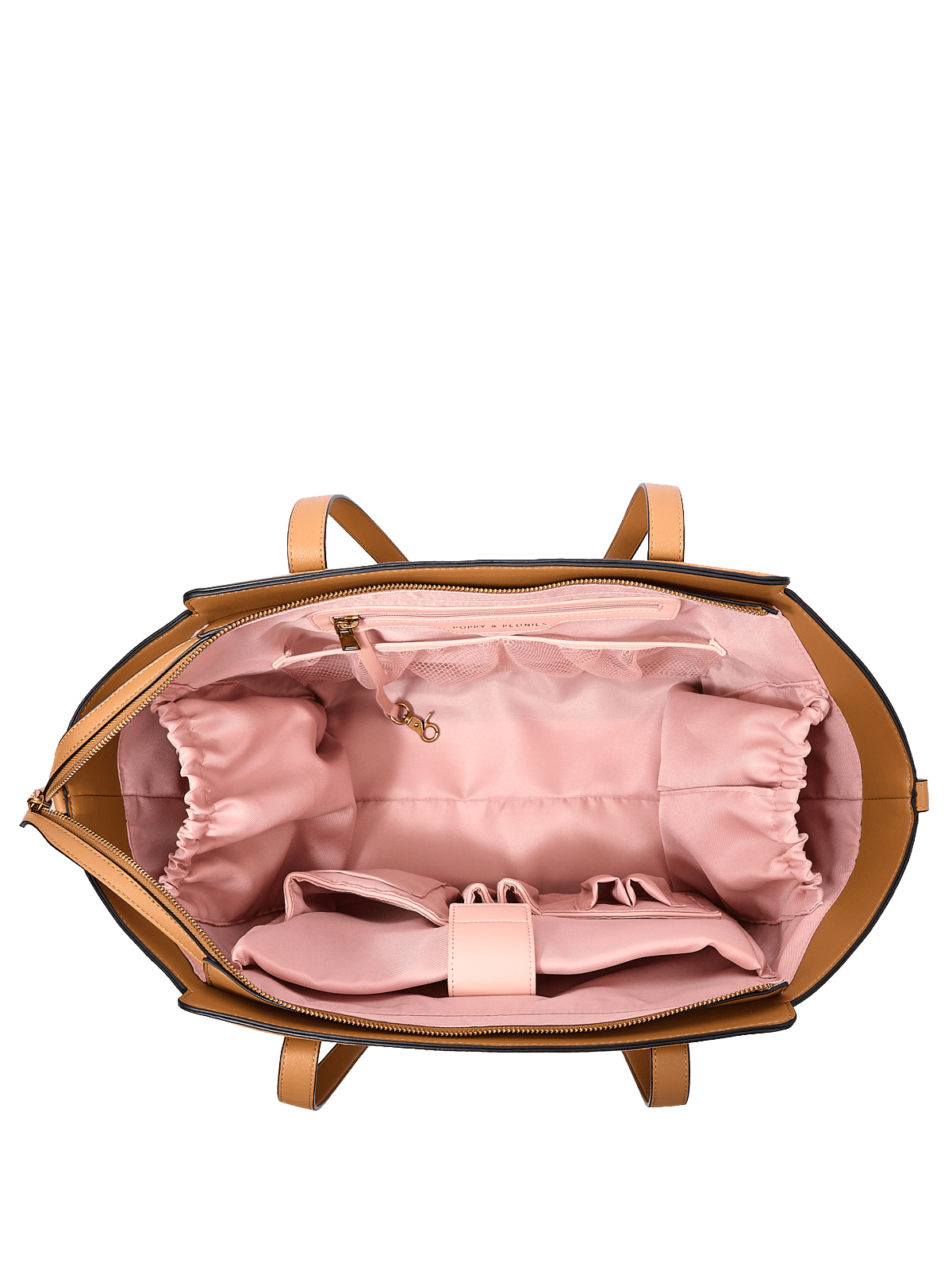 Avenue Tote Cognac Suede