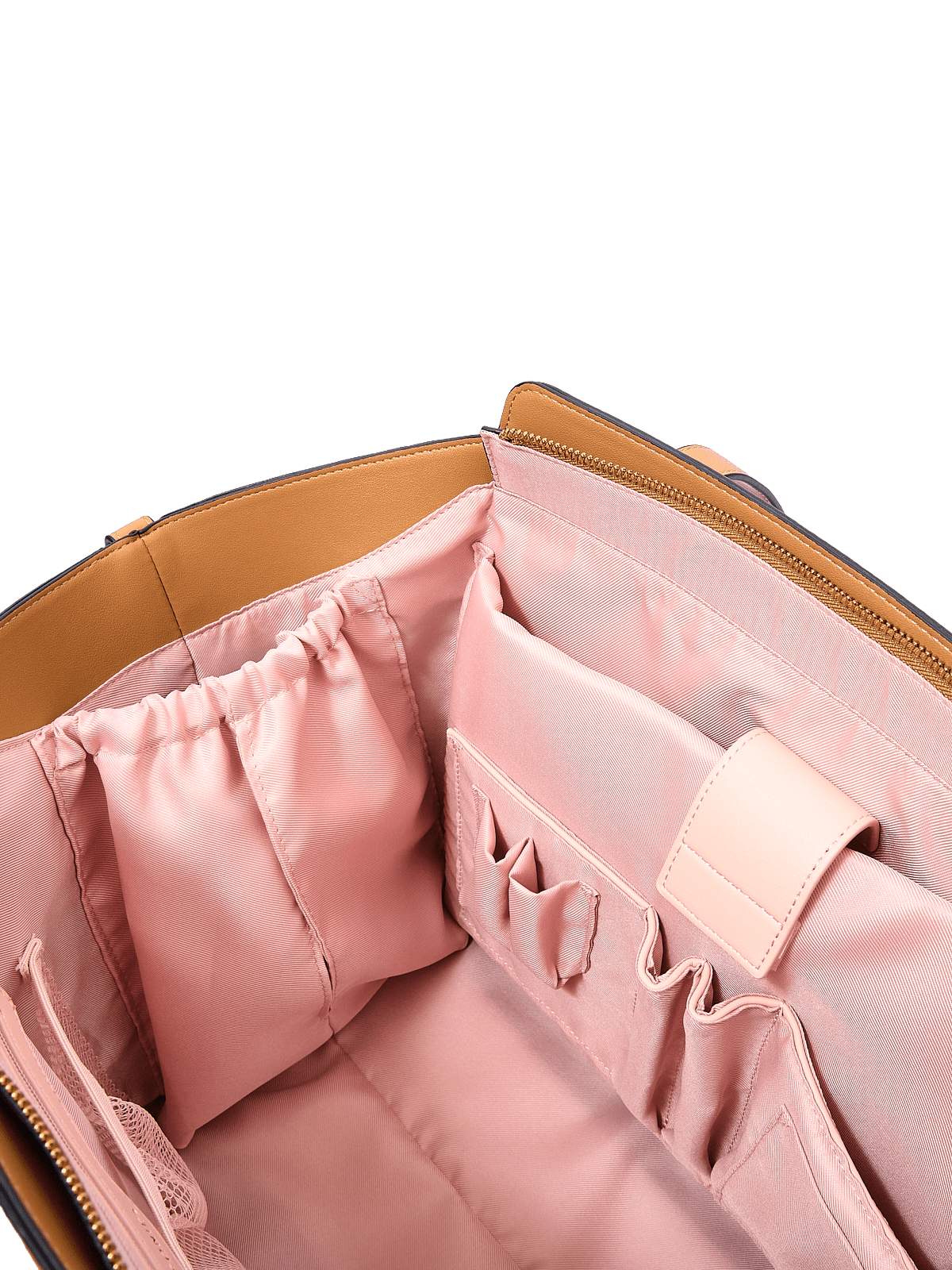 Avenue Tote Cognac Suede