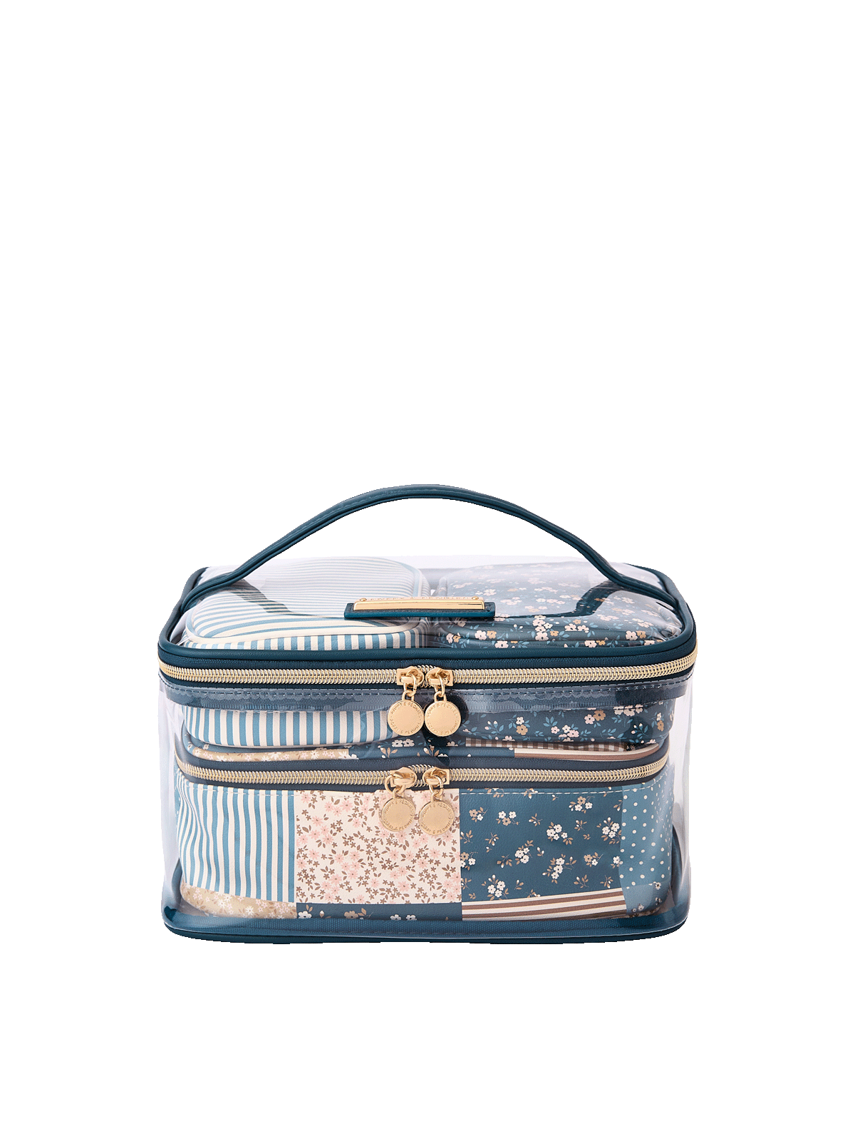 Getaway Cosmetic Set Navy Patchwork