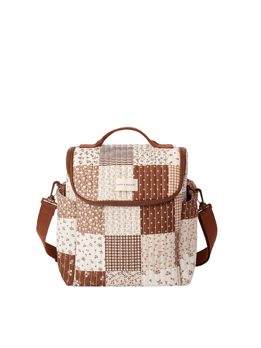 The Lunch Date Brown Patchwork